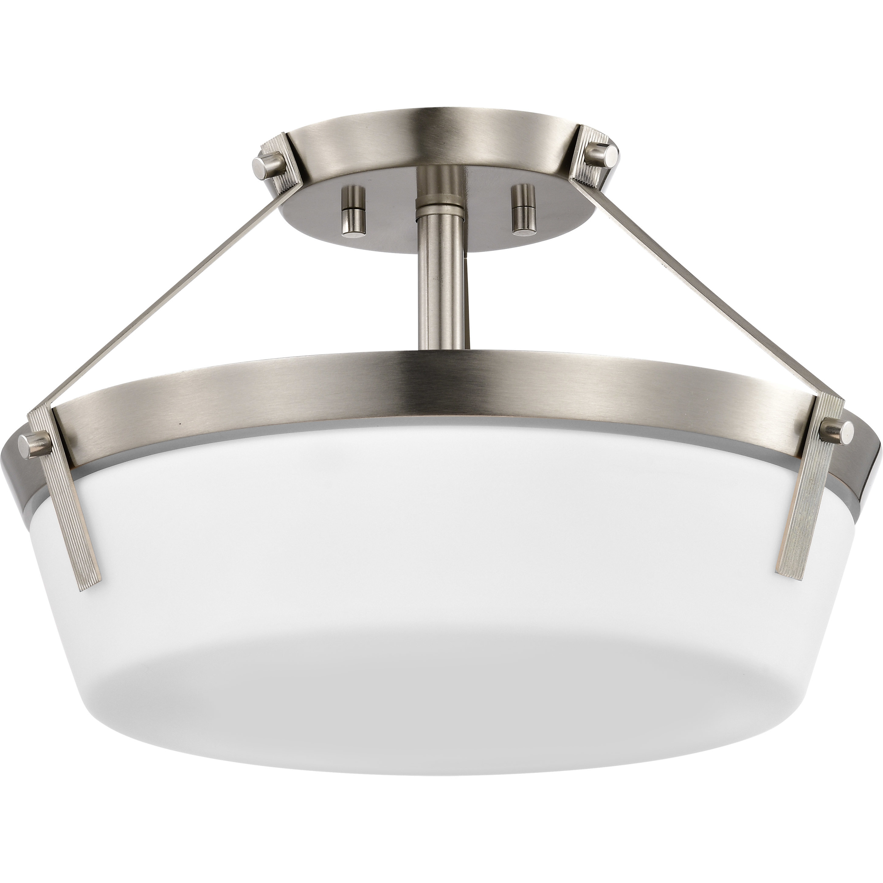 Semi flush mount lighting brushed nickel clearance