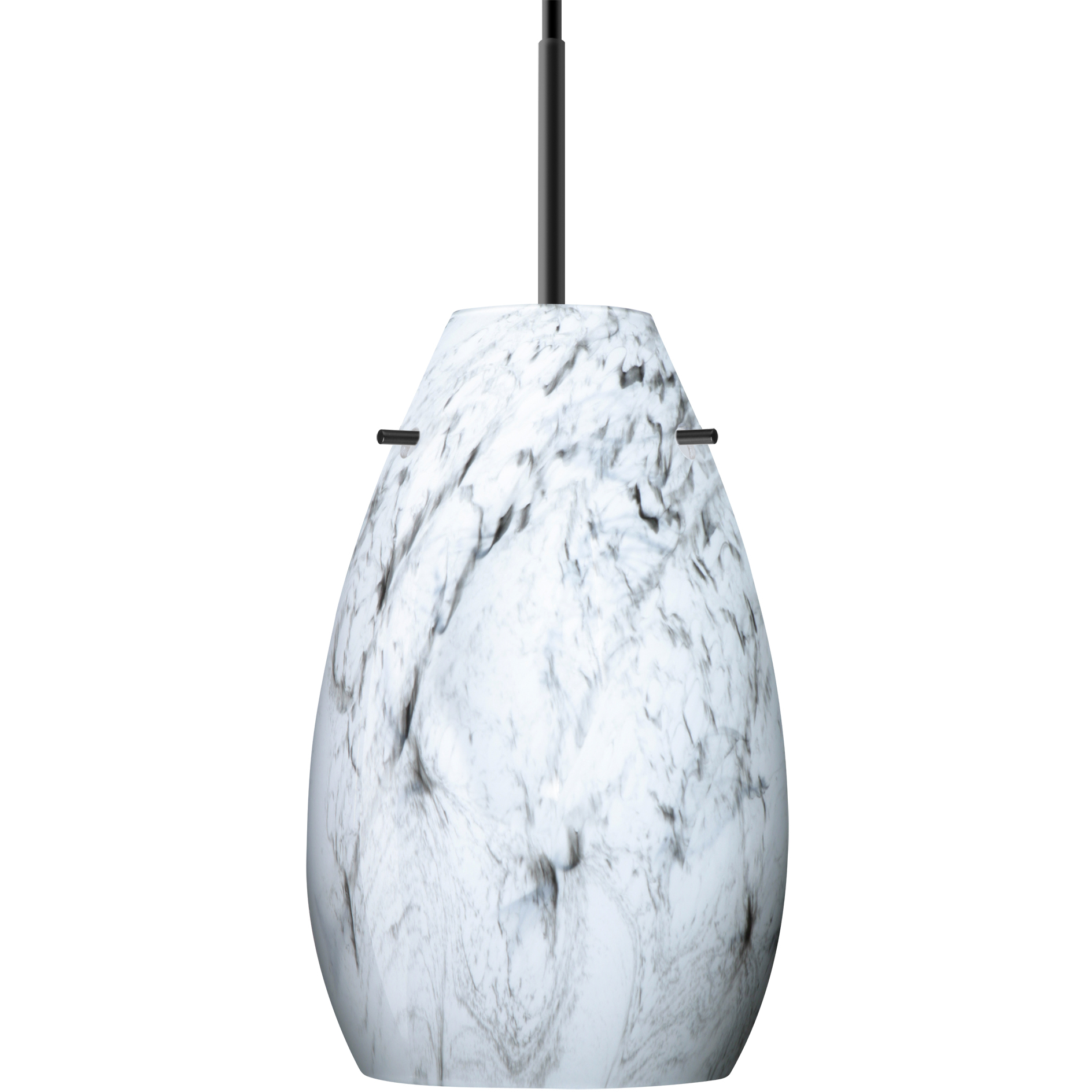 Pera 9 LED Black Cord Pendant Ceiling Light