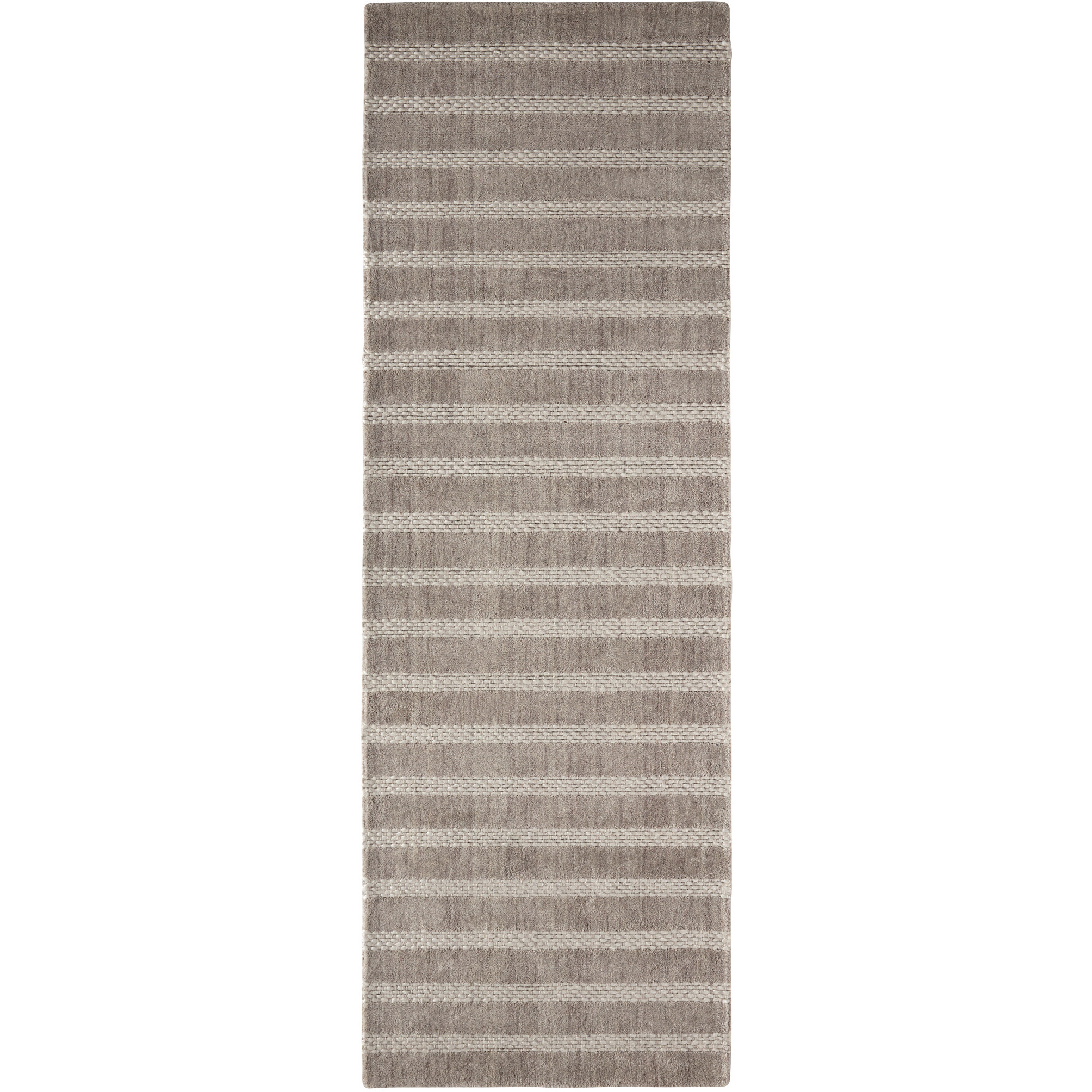 Laid Back Luxe Brown and Ivory Indoor Rug