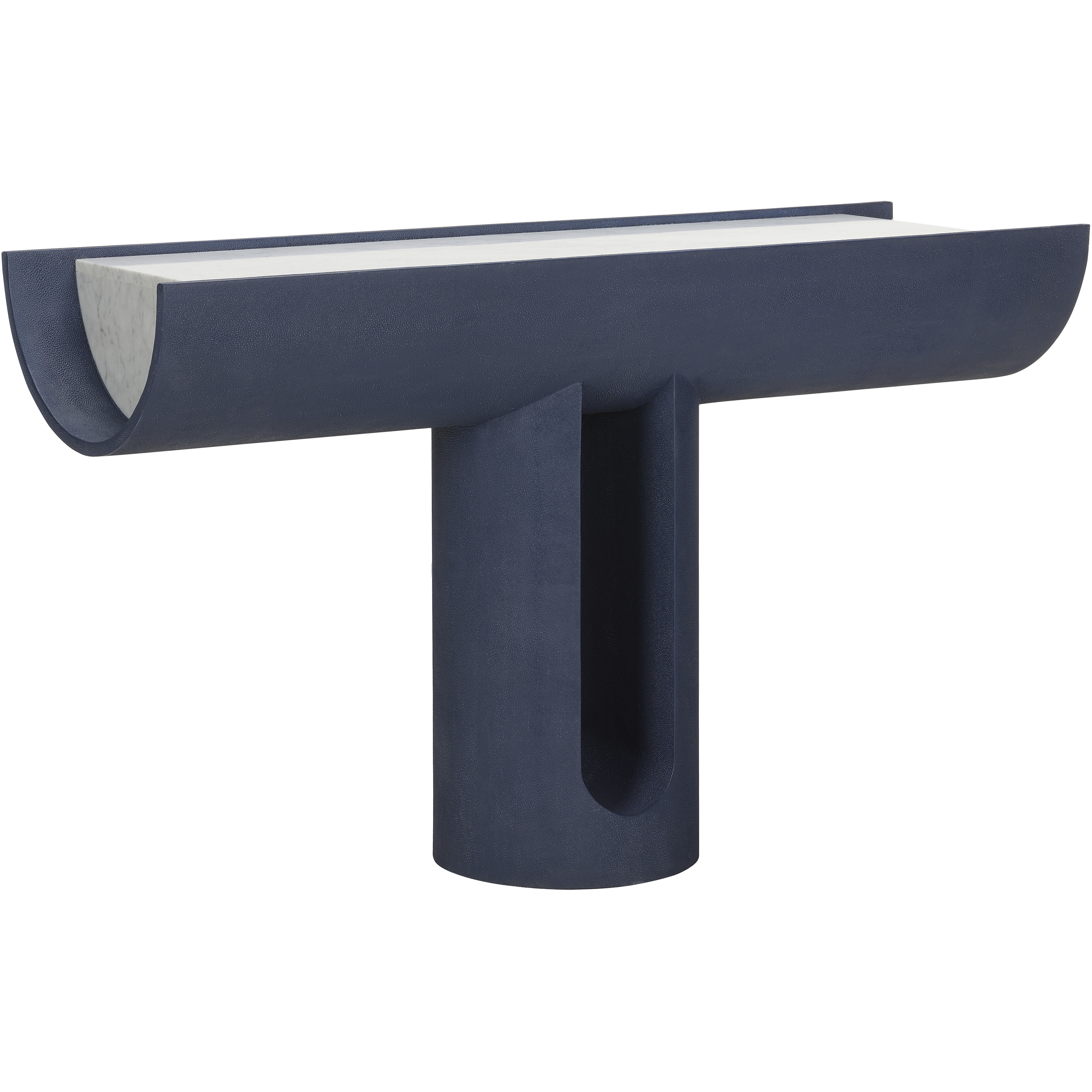 Royal Capsule 60.25 inch Blue Console Table