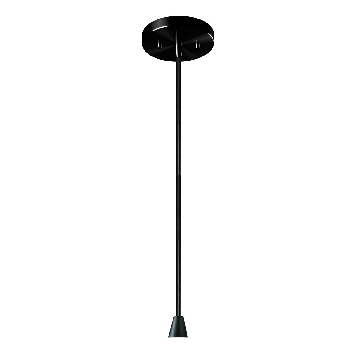 Radiance 1 Light 8 inch Matte Black Pendant Ceiling Light in Black Cord