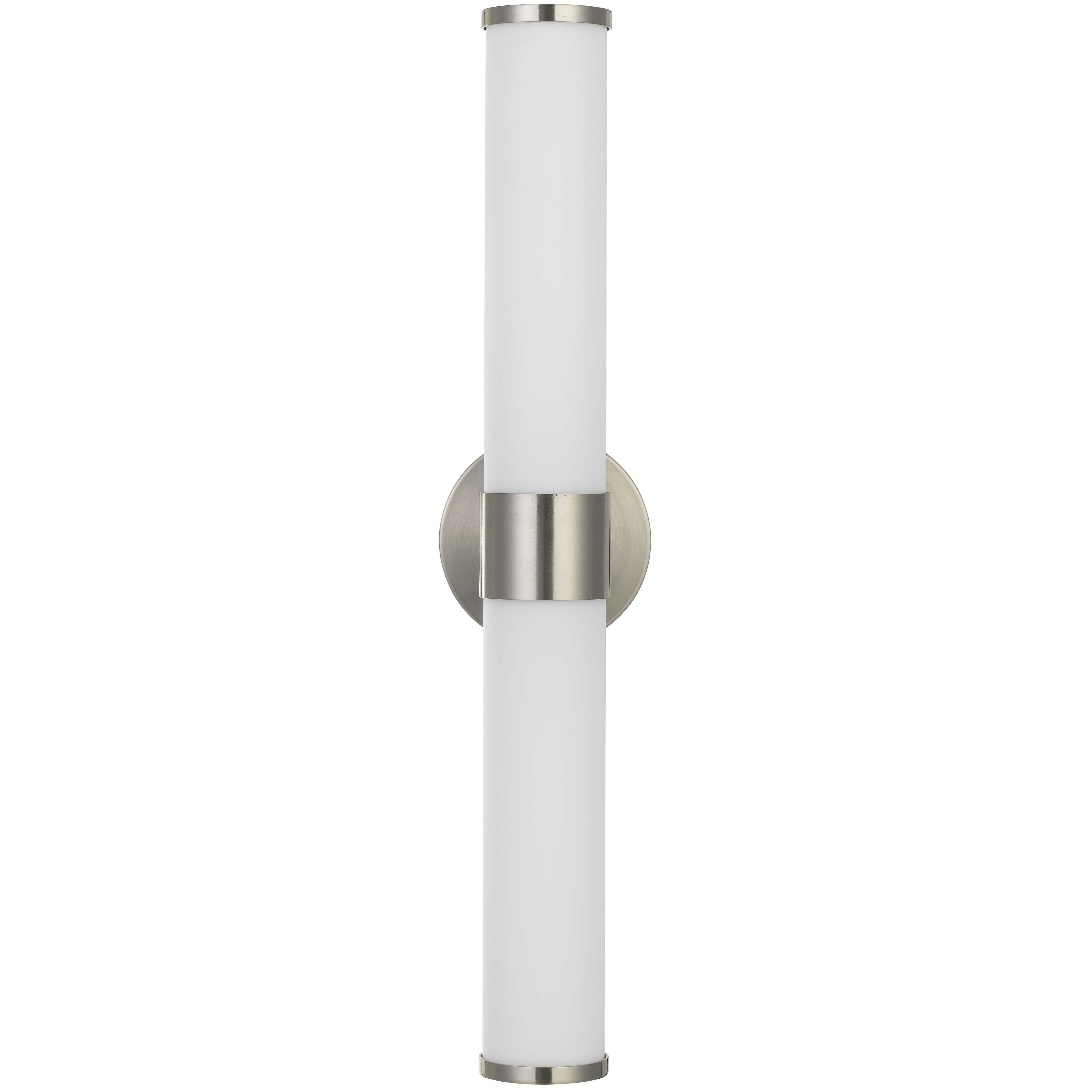 Brentwood LED 5 inch Brushed Steel Vanity Light Wall Light