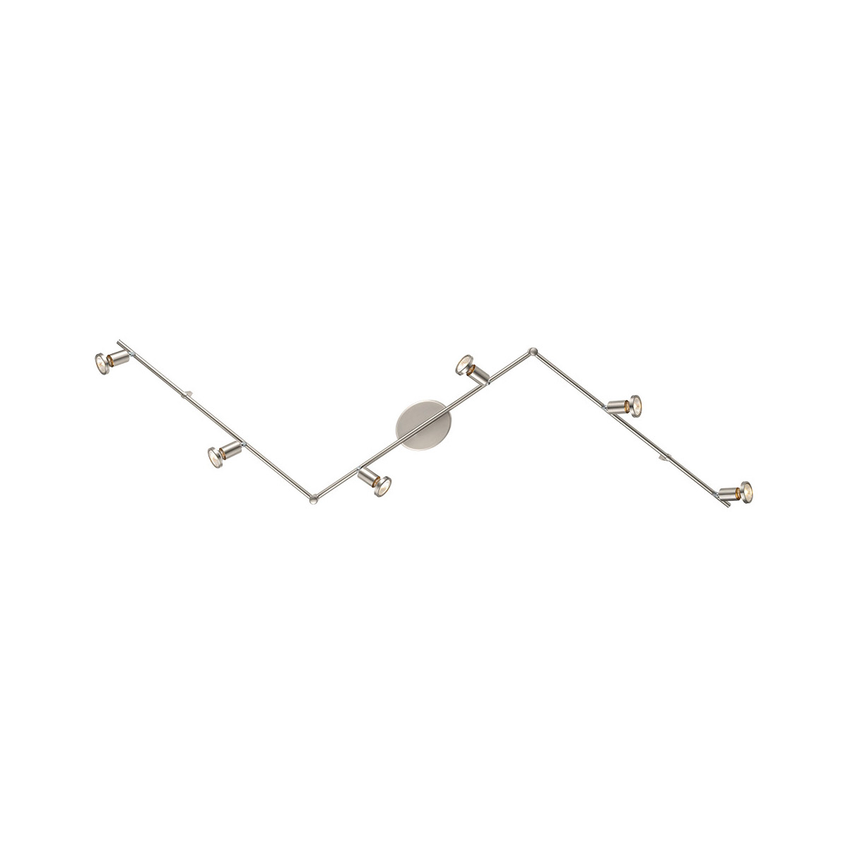 Buzz 6 Light 120 Matte Nickel Track Light Ceiling Light