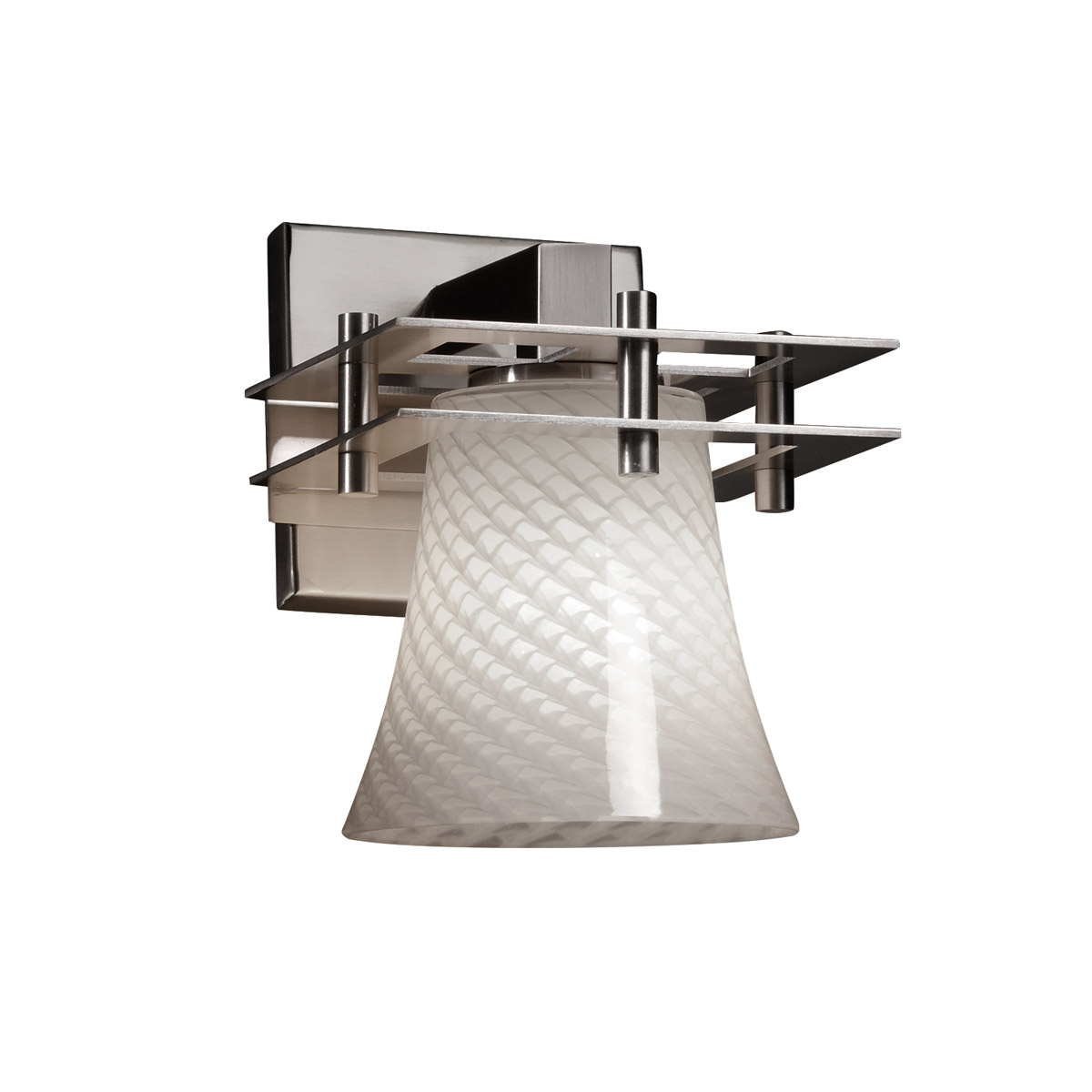 Fusion LED 6.5 inch Polished Chrome Wall Sconce Wall Light in 700 Lm LED, Round Flared, Mercury Fusion, Metropolis