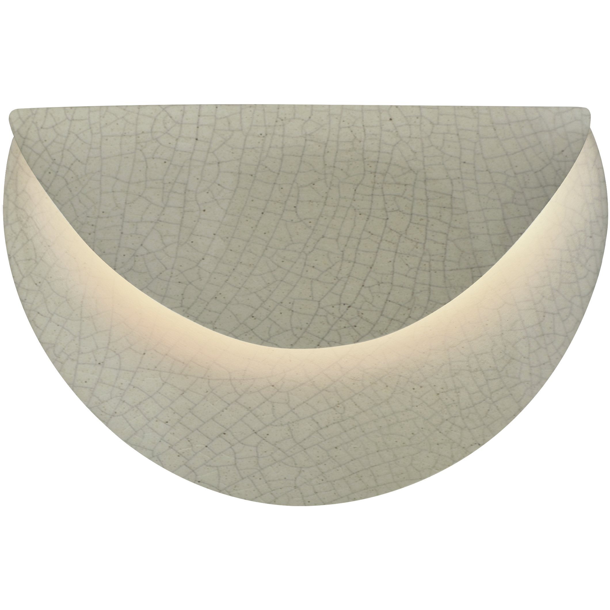 Ambiance Collection - Petal Wall Sconce Wall Light in Celadon Green Crackle, Form+Finish+Function