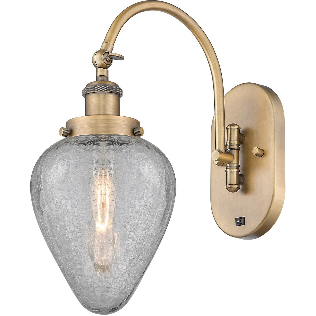 Franklin Restoration Geneseo LED 7 inch Brushed Brass Sconce Wall Light