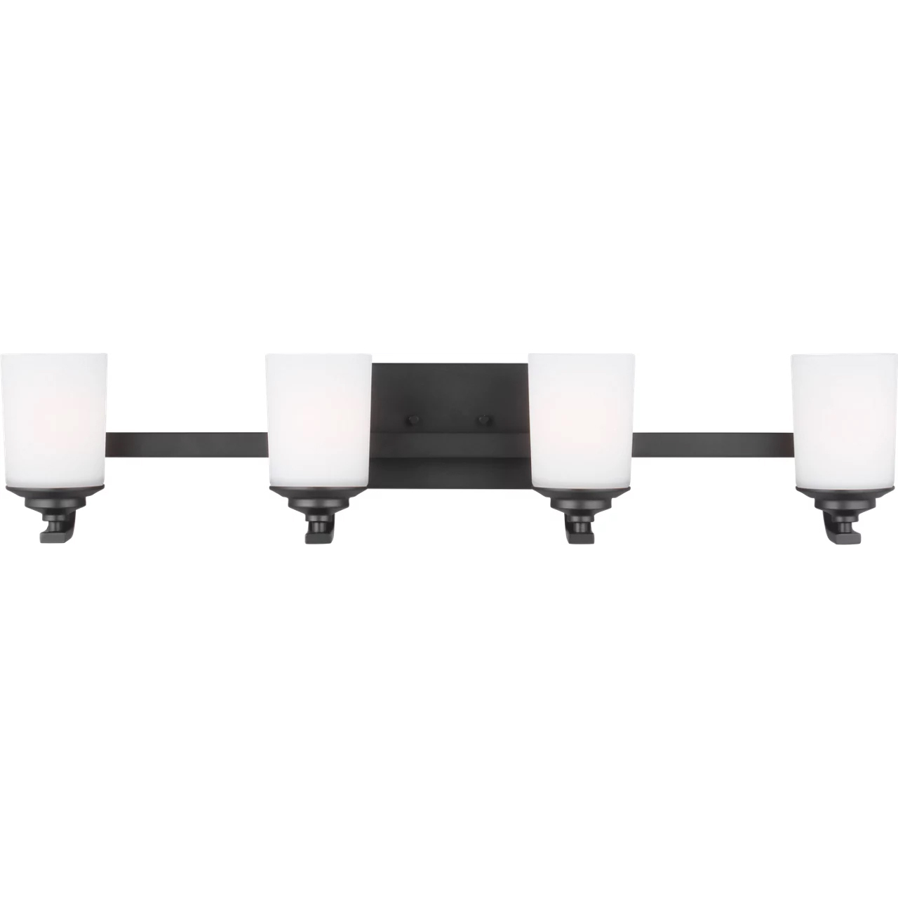 Kemal 4 Light 34 inch Midnight Black Wall Bath Fixture Wall Light