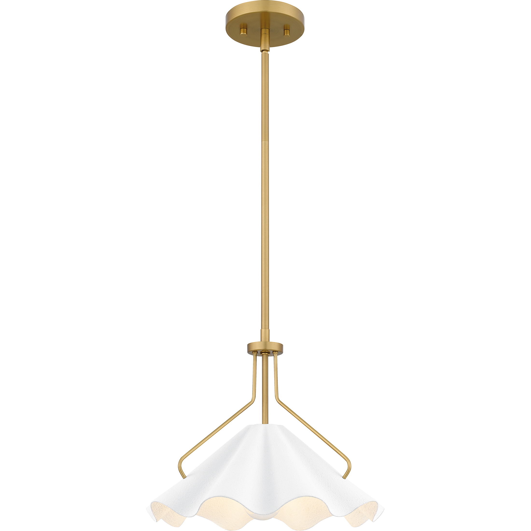 Mejia 1 Light 14 inch Aged Brass Pendant Ceiling Light