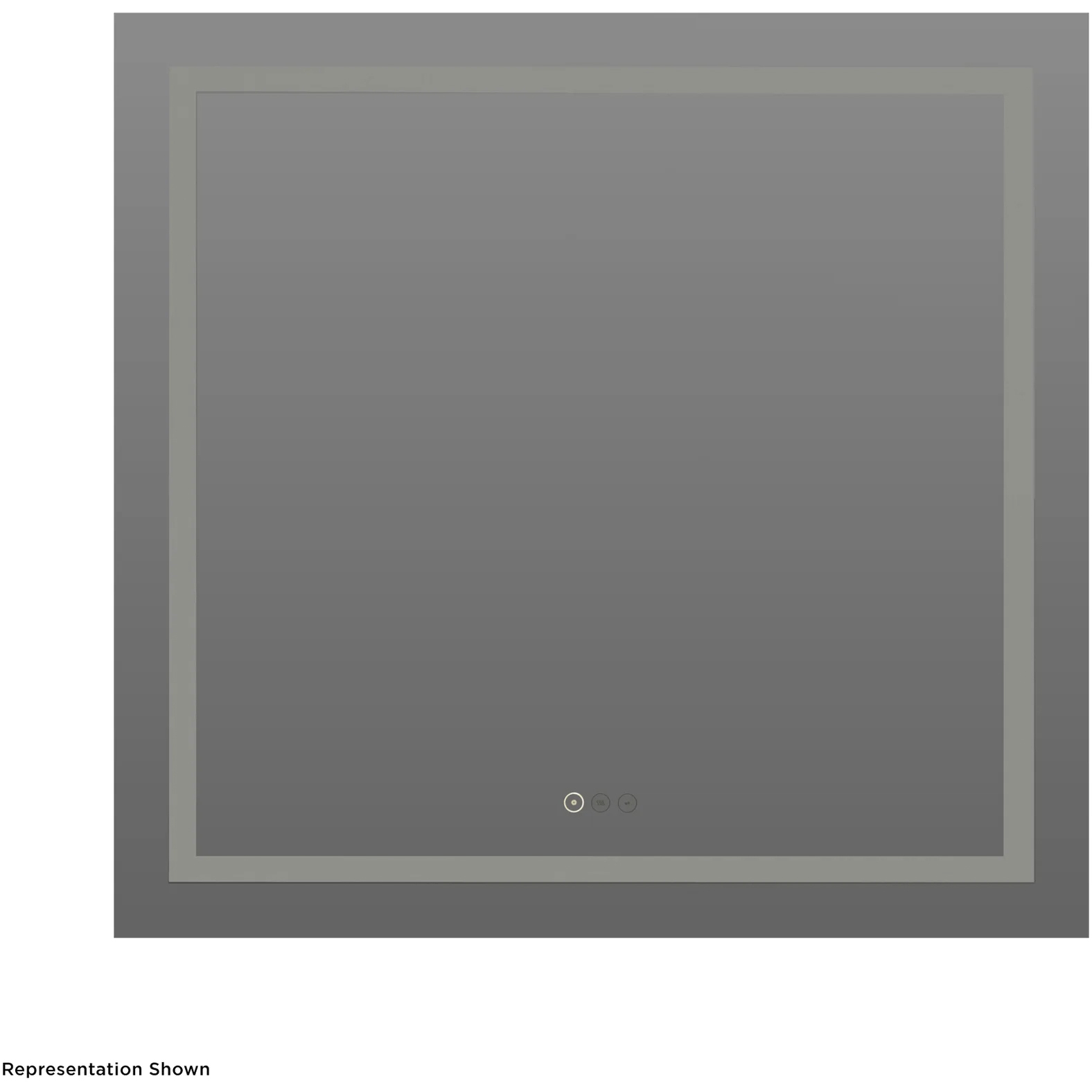 Momento 48 X 48 inch LED Mirror