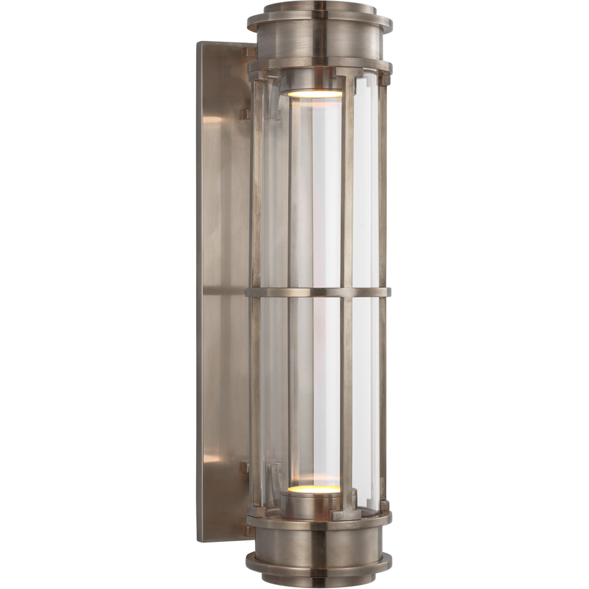 Chapman & Myers Gracie LED 4.75 inch Antique Nickel Linear Sconce Wall Light