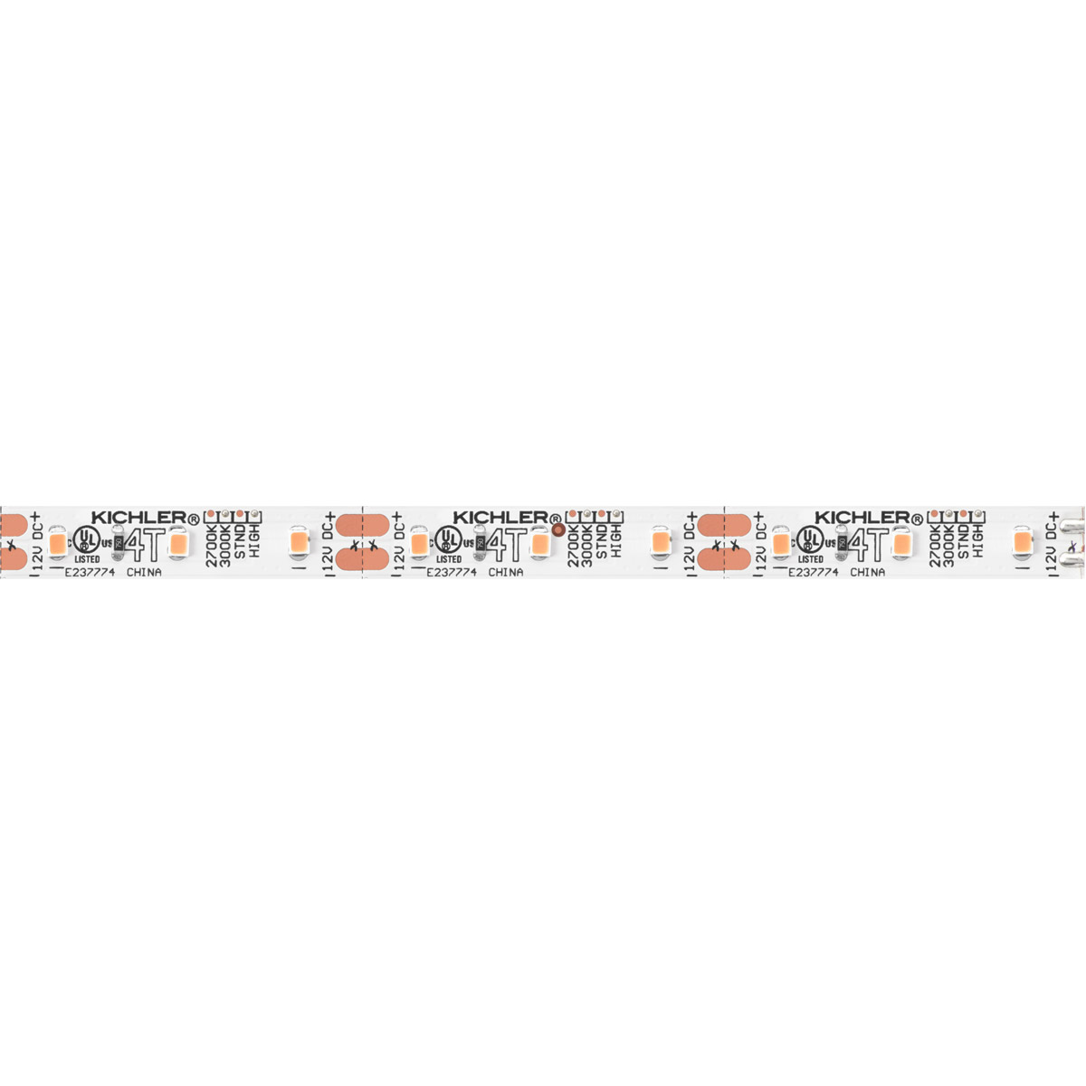 4Tl Dry Tape 12V White Material (Not Painted) 3000K 1200 inch 12V LED Dry Tape