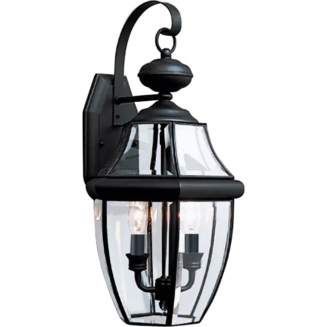 Lancaster 2 Light 20.5 inch Black Outdoor Wall Lantern