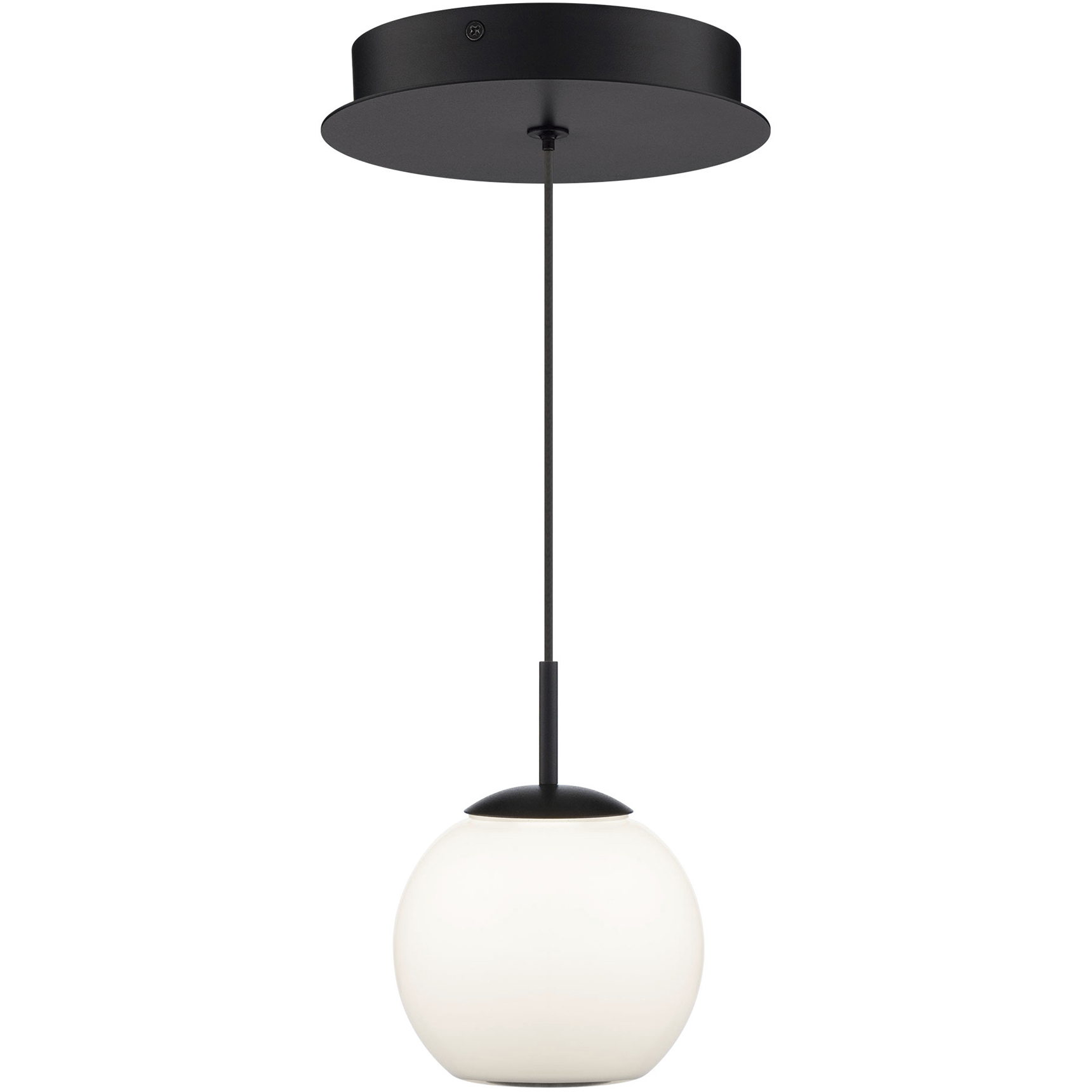Close Encounters LED 6 inch White Pendant Ceiling Light, dweLED
