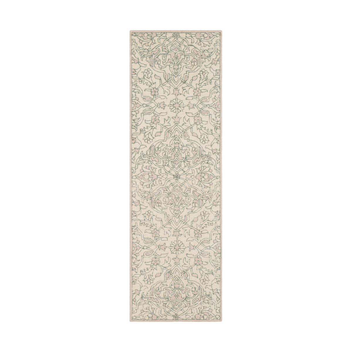Castille 36 X 24 inch Sage/Taupe/Ivory Rugs, Rectangle