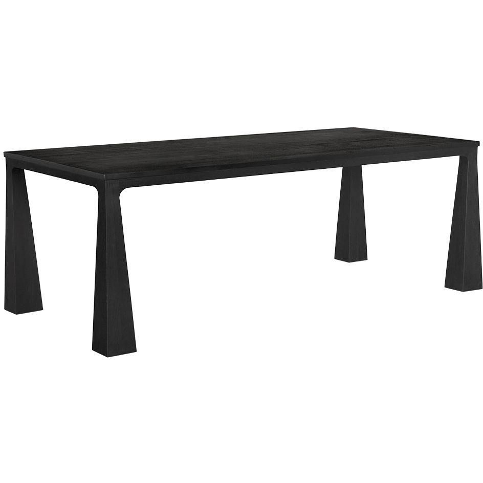 Luther 86 X 41.5 inch Charcoal Black Dining Table
