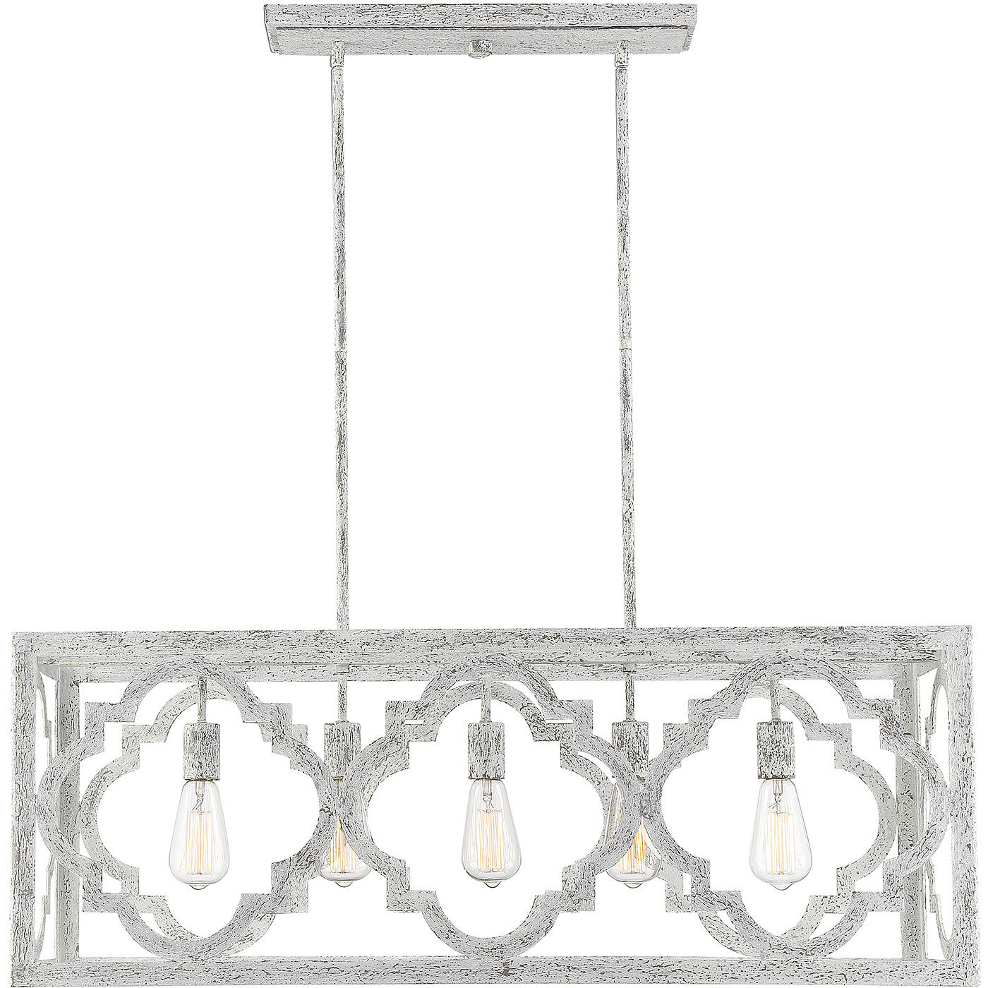 Westbrook 5 Light 38.5 inch Charisma Linear Chandelier Ceiling Light