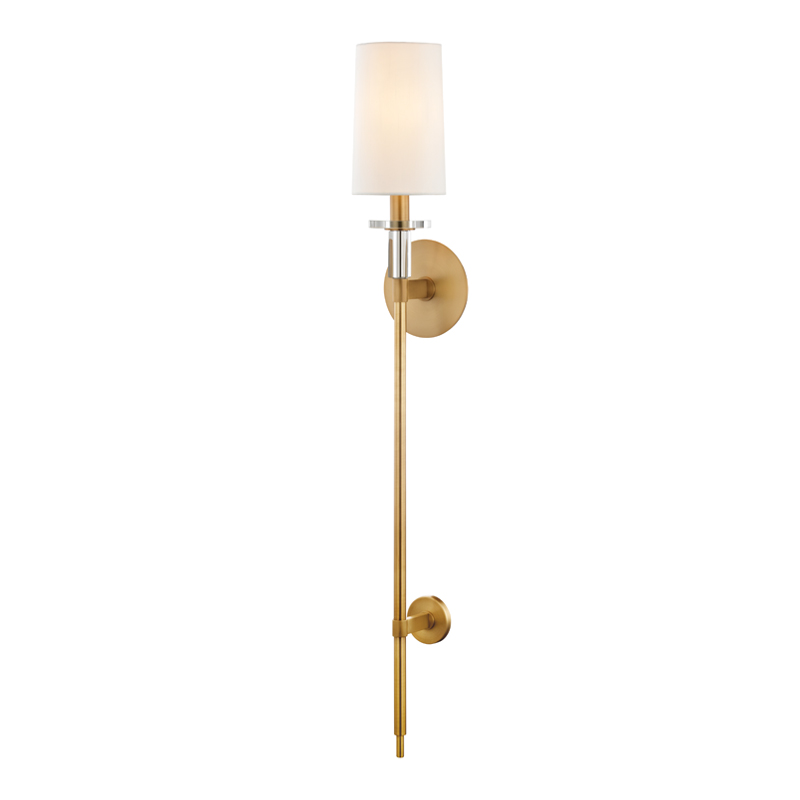 Amherst 1 Light 5.38 inch Aged Brass Wall Sconce Wall Light