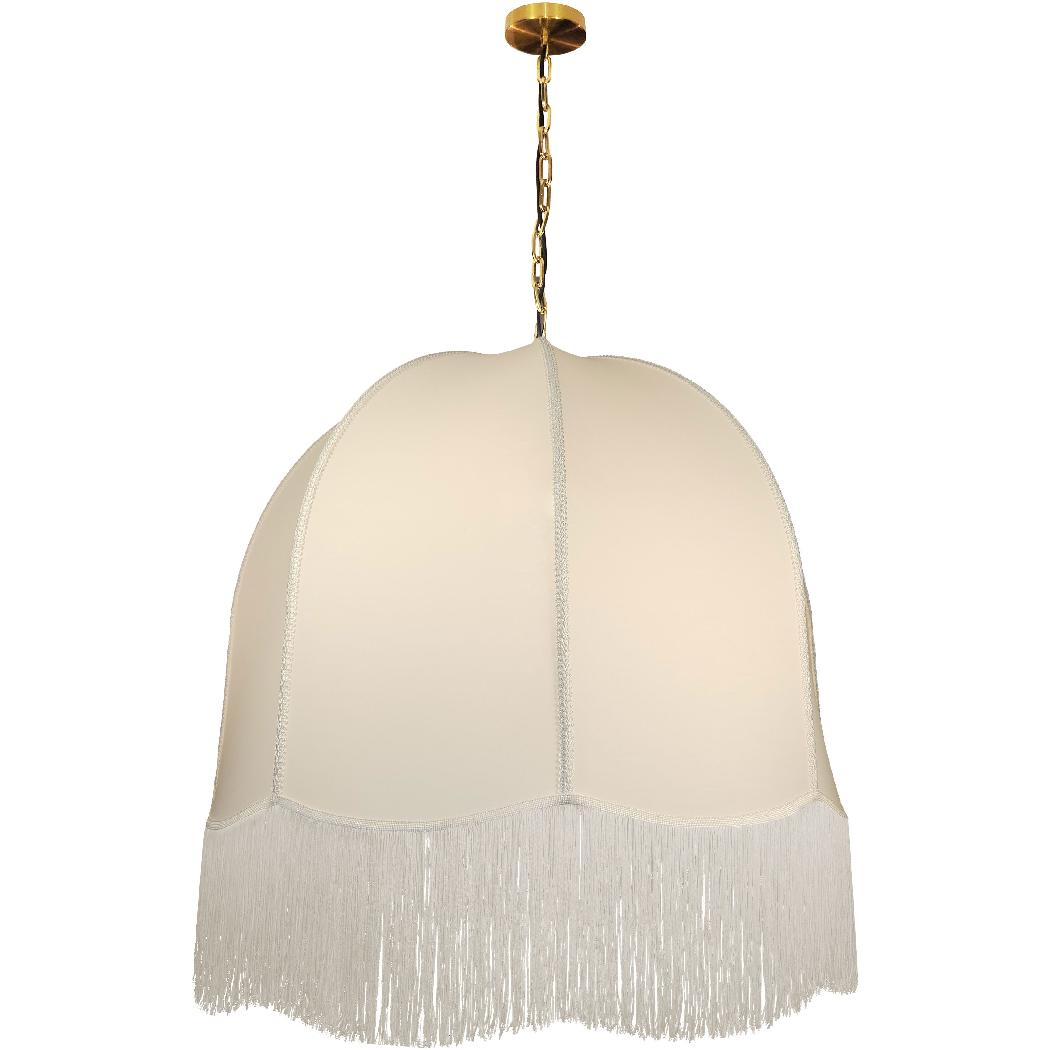 Reina 1 Light 30 inch Aged Brass Pendant Ceiling Light