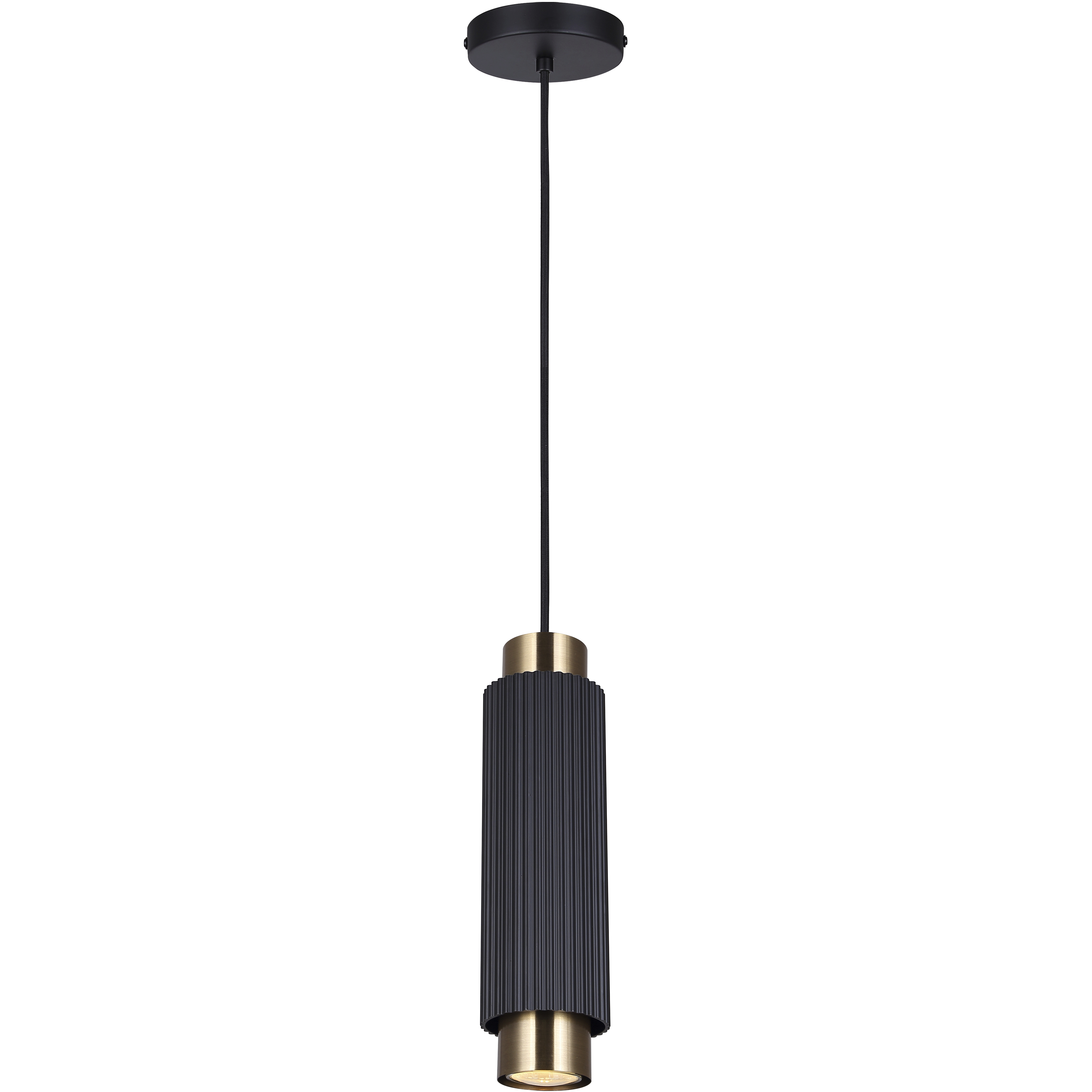 Cohen 1 Light 4.75 inch Black/Gold Pendant Ceiling Light in Black And Gold