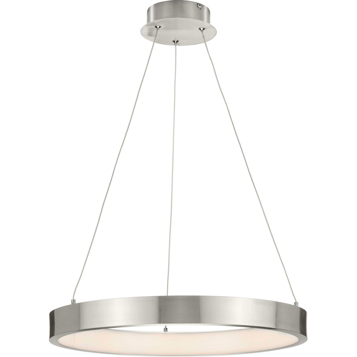 Inverse LED LED 20 inch Brushed Nickel Pendant Ceiling Light, Progress LED
