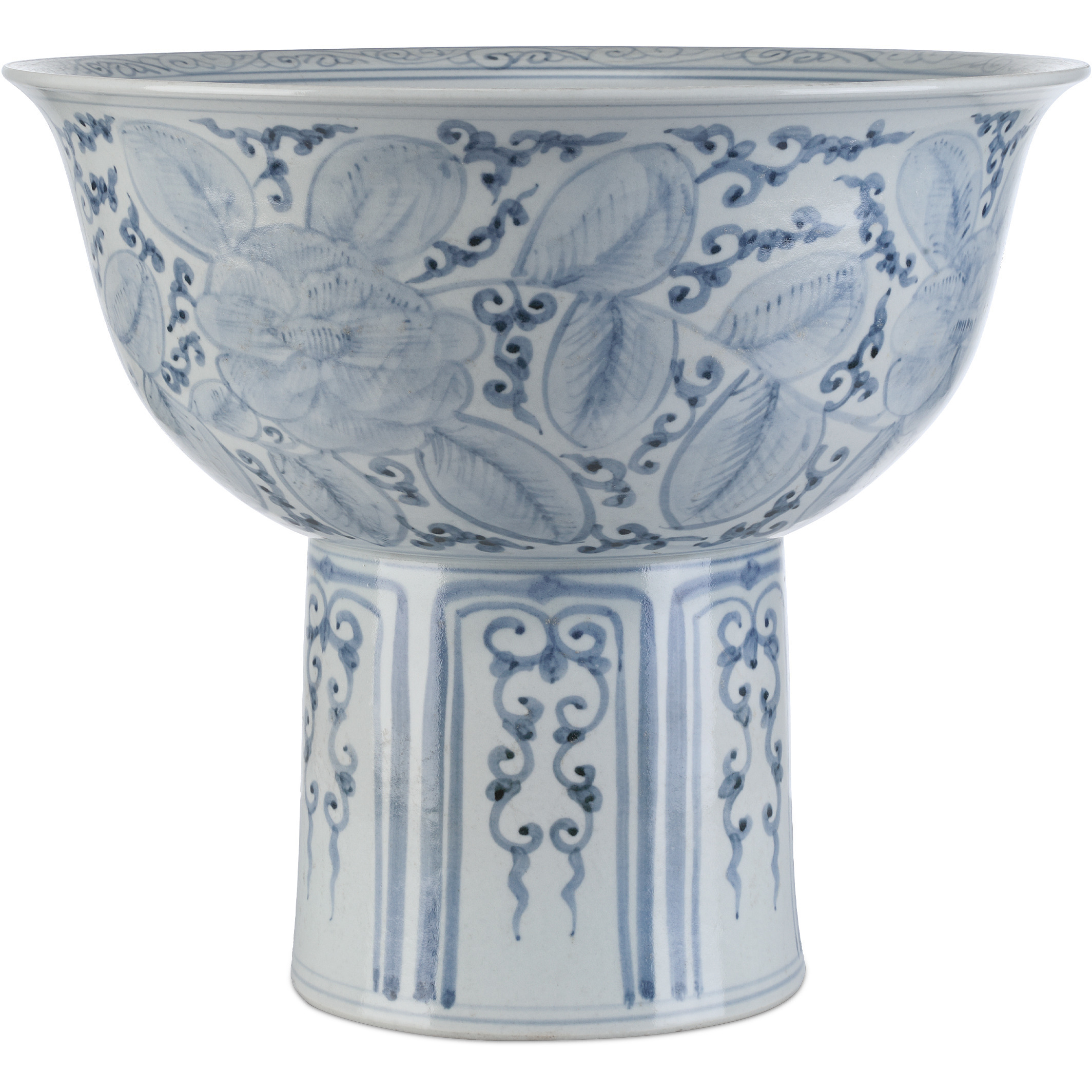 Ming Offering 15.5 X 13.5 inch Pedestal Bowl