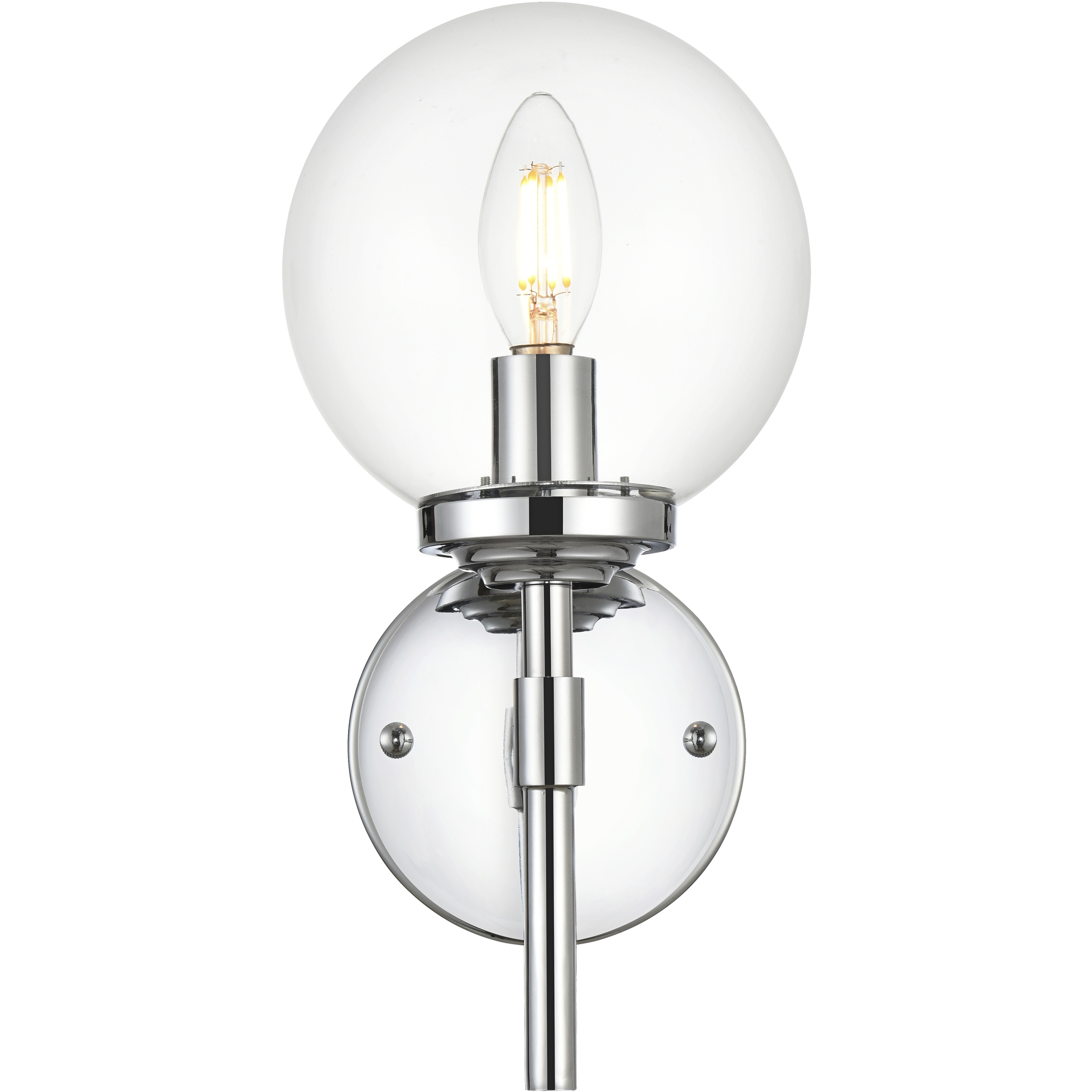 Ingrid 1 Light 6 inch Chrome Bath Sconce Wall Light