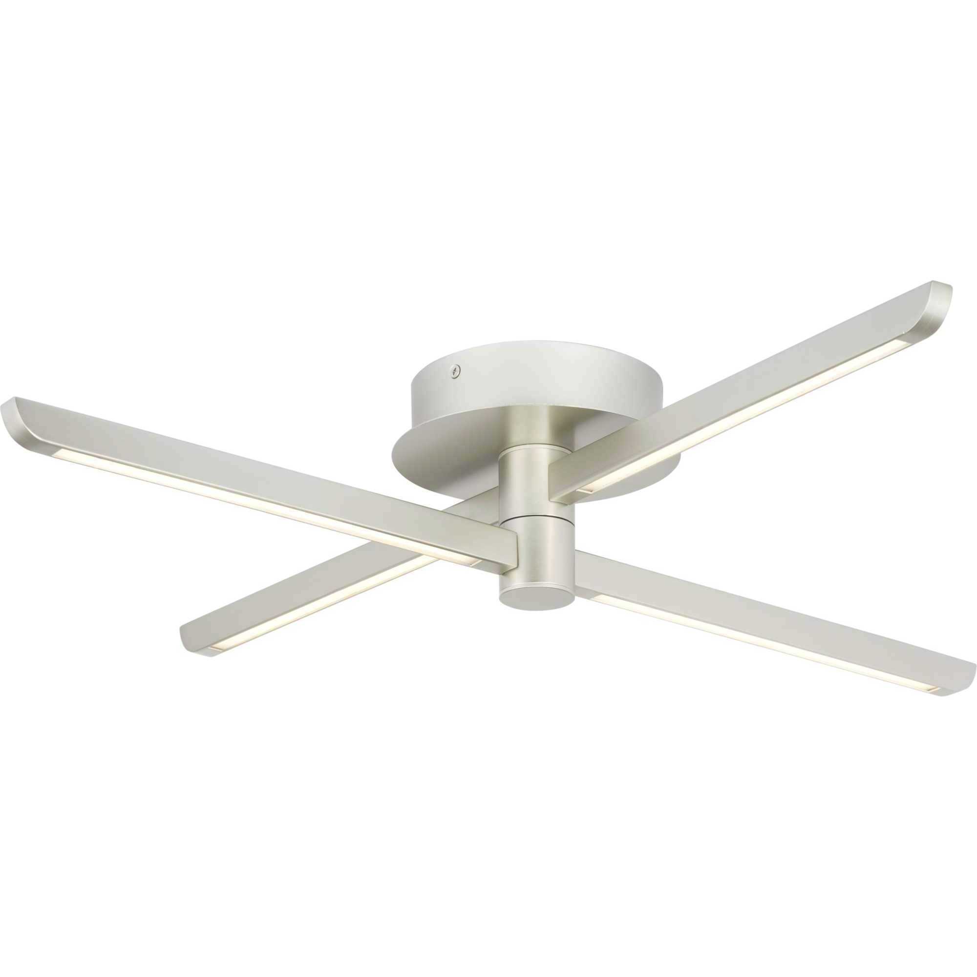 Pivot LED LED 25 inch Burnished Nickel Semi-Flush Mount Ceiling Light
