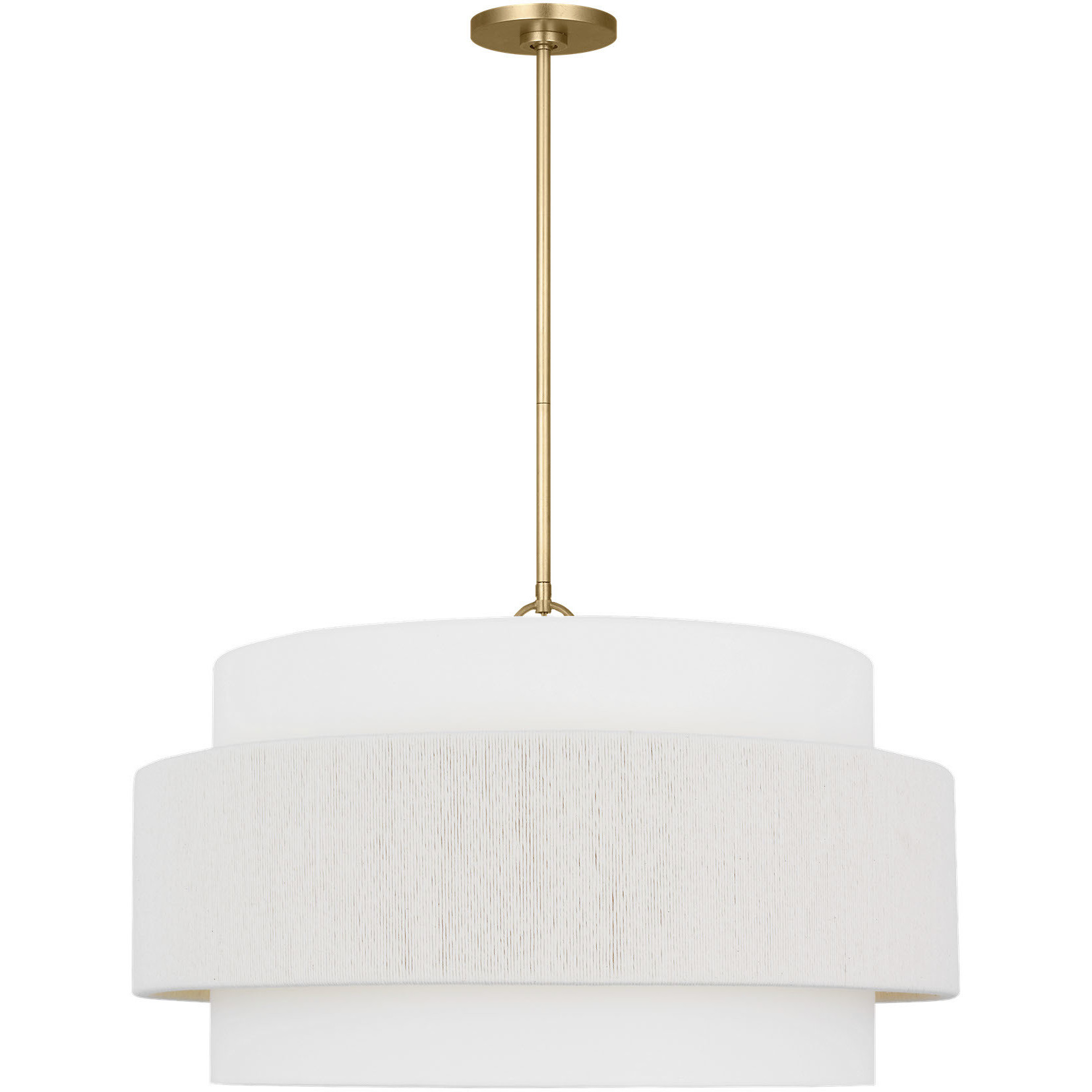 Ellen DeGeneres Belaro 4 Light 26 inch Gild Hanging Shade Ceiling Light
