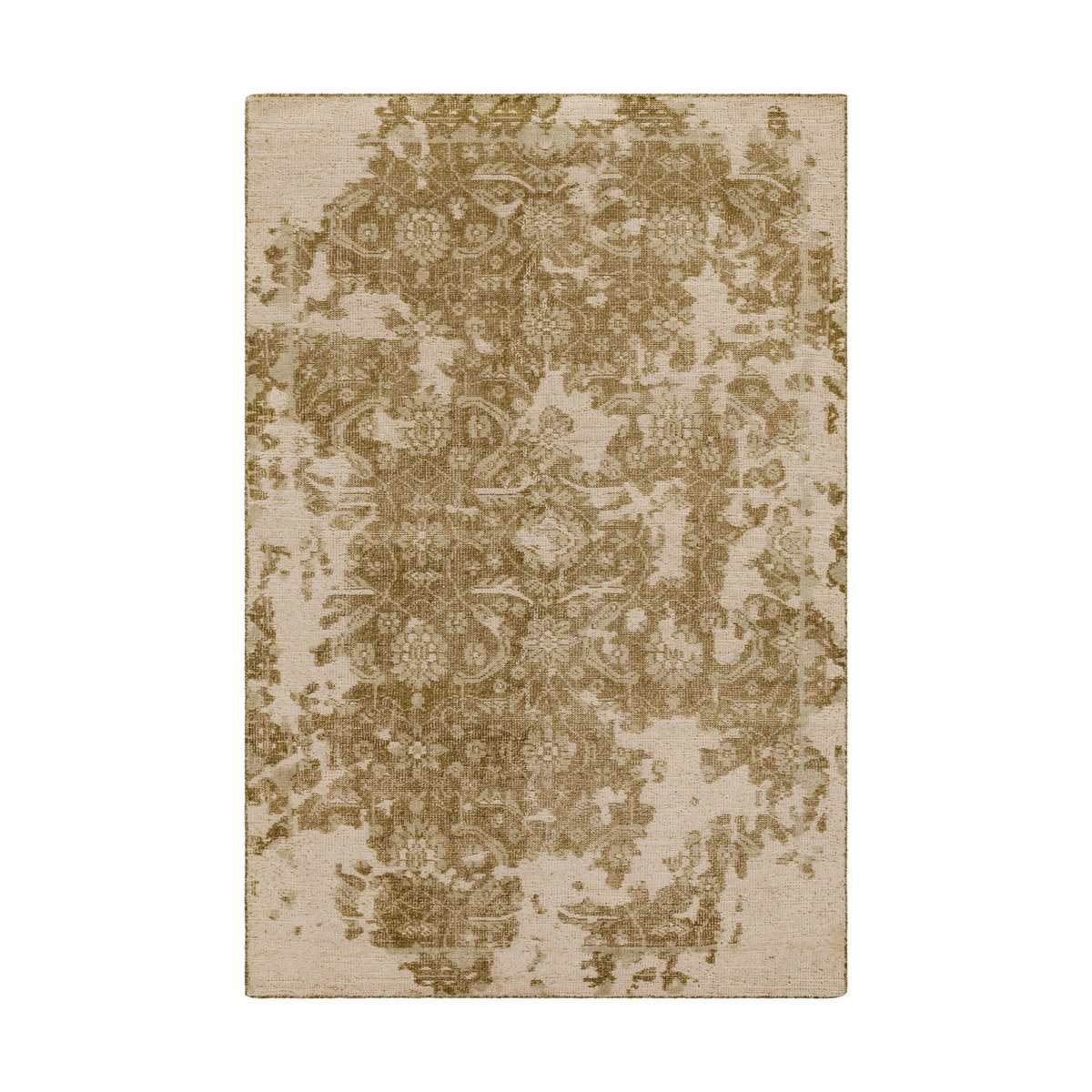 Hoboken 156 X 108 inch Green and Green Area Rug, Wool