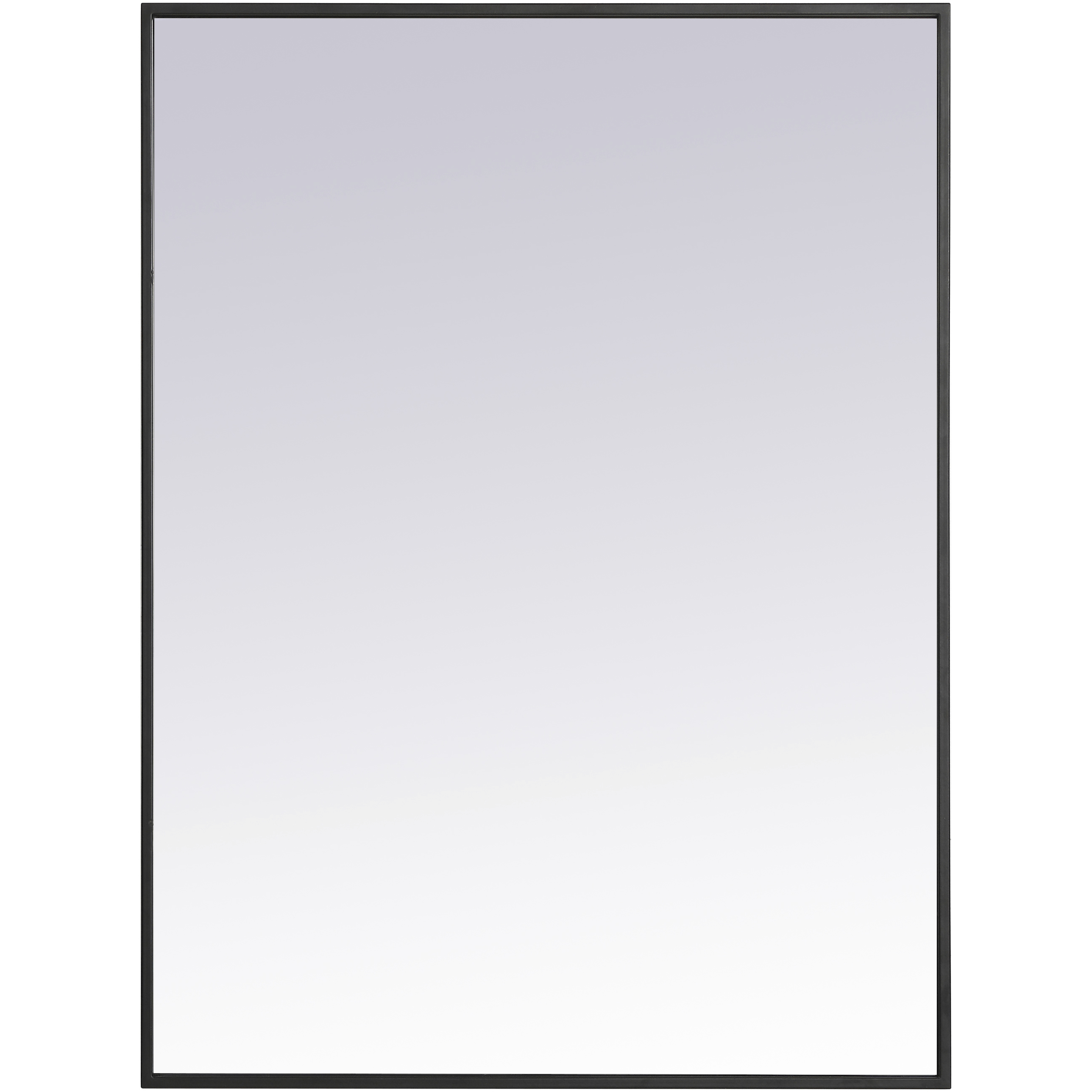 Monet 36 X 27 inch Black Wall Mirror