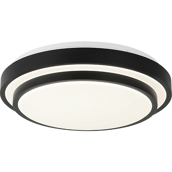 Helix LED 15.38 inch Matte Black Flush Mount Ceiling Light