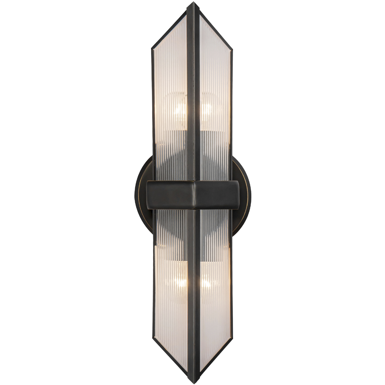 Cairo 2 Light 3.38 inch Urban Bronze Wall/Vanity Light Wall Light