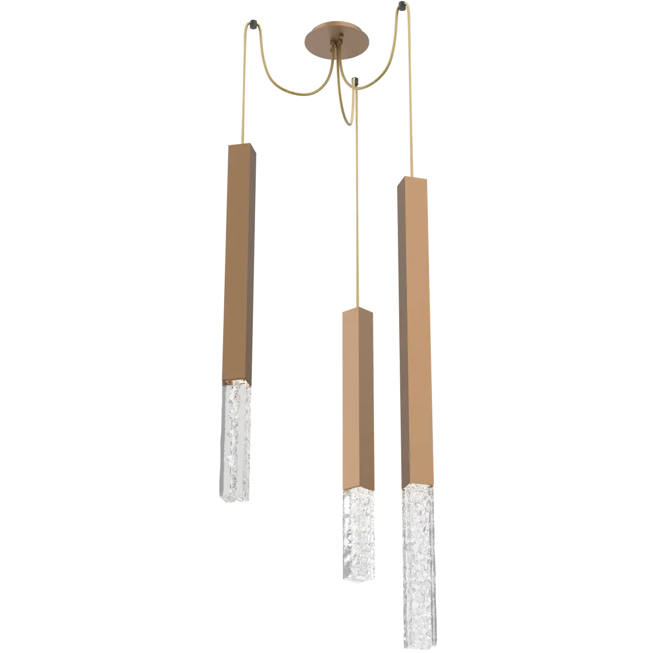 Axis XL LED 11 inch Novel Brass Swag Multi-Pendant Ceiling Light