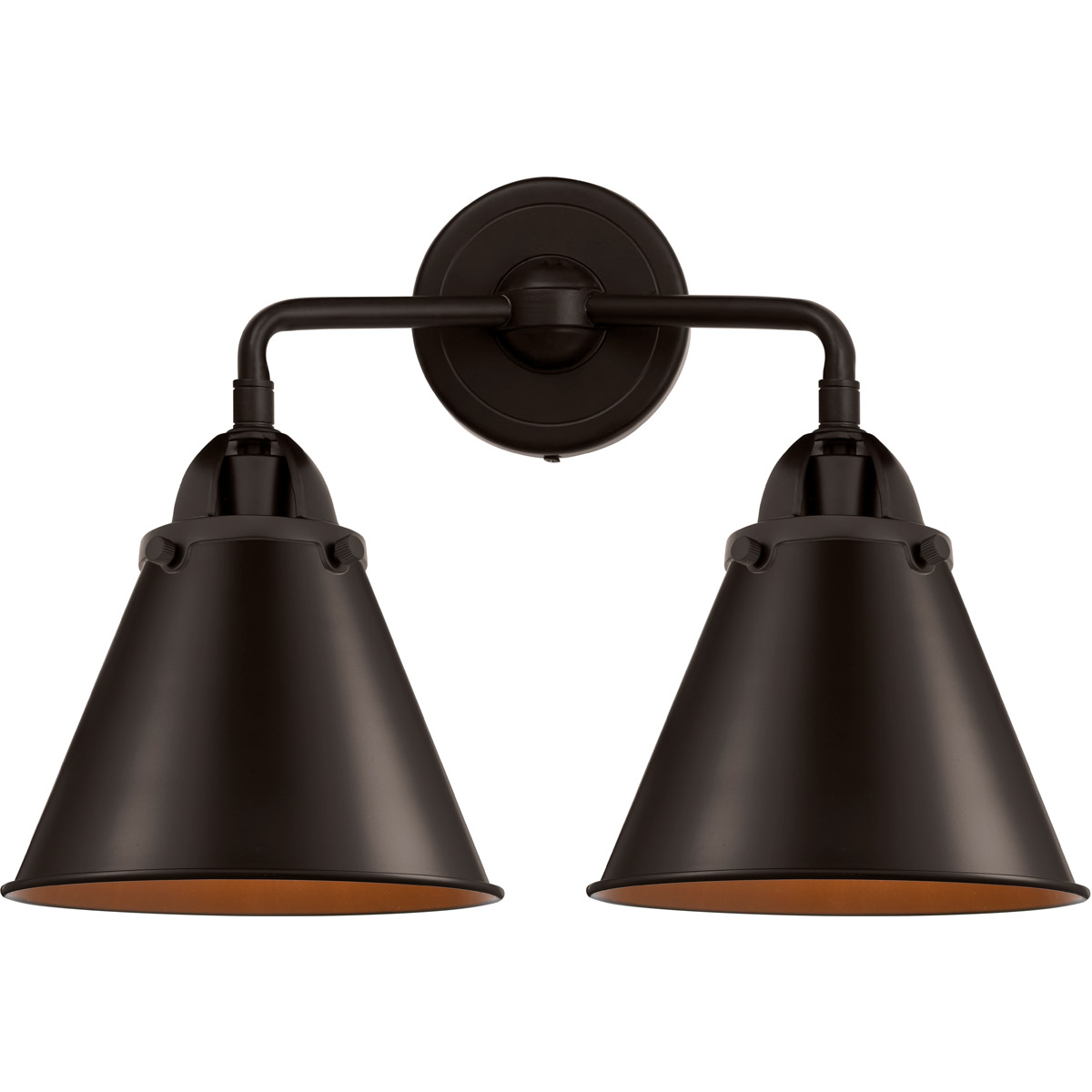 Nouveau 2 Appalachian 2 Light 16 inch Oil Rubbed Bronze Bath Vanity Light Wall Light