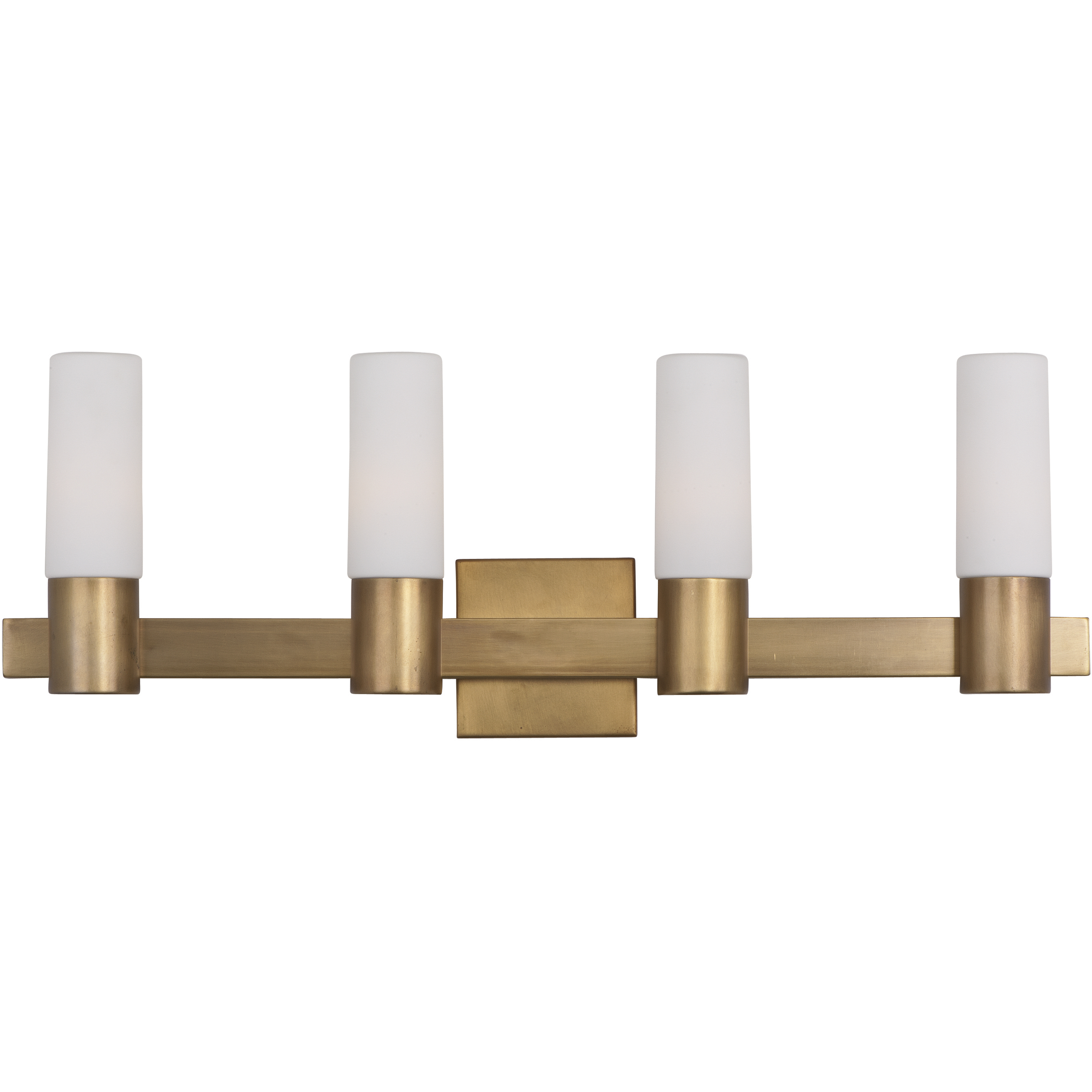 Contessa 4 Light 28.75 inch Natural Aged Brass Bath Vanity Wall Light