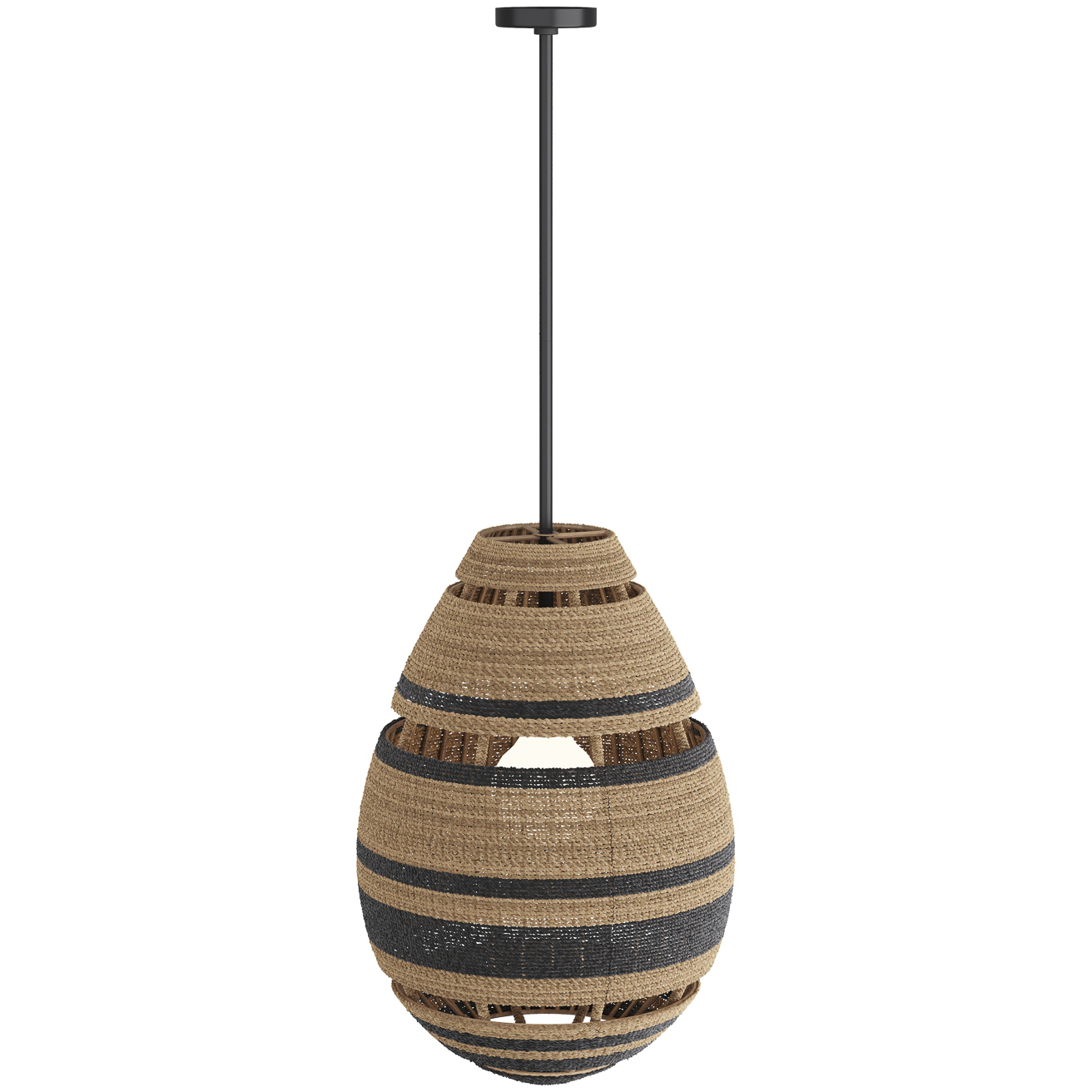 Anila 1 Light 17 inch Natural Pendant Ceiling Light