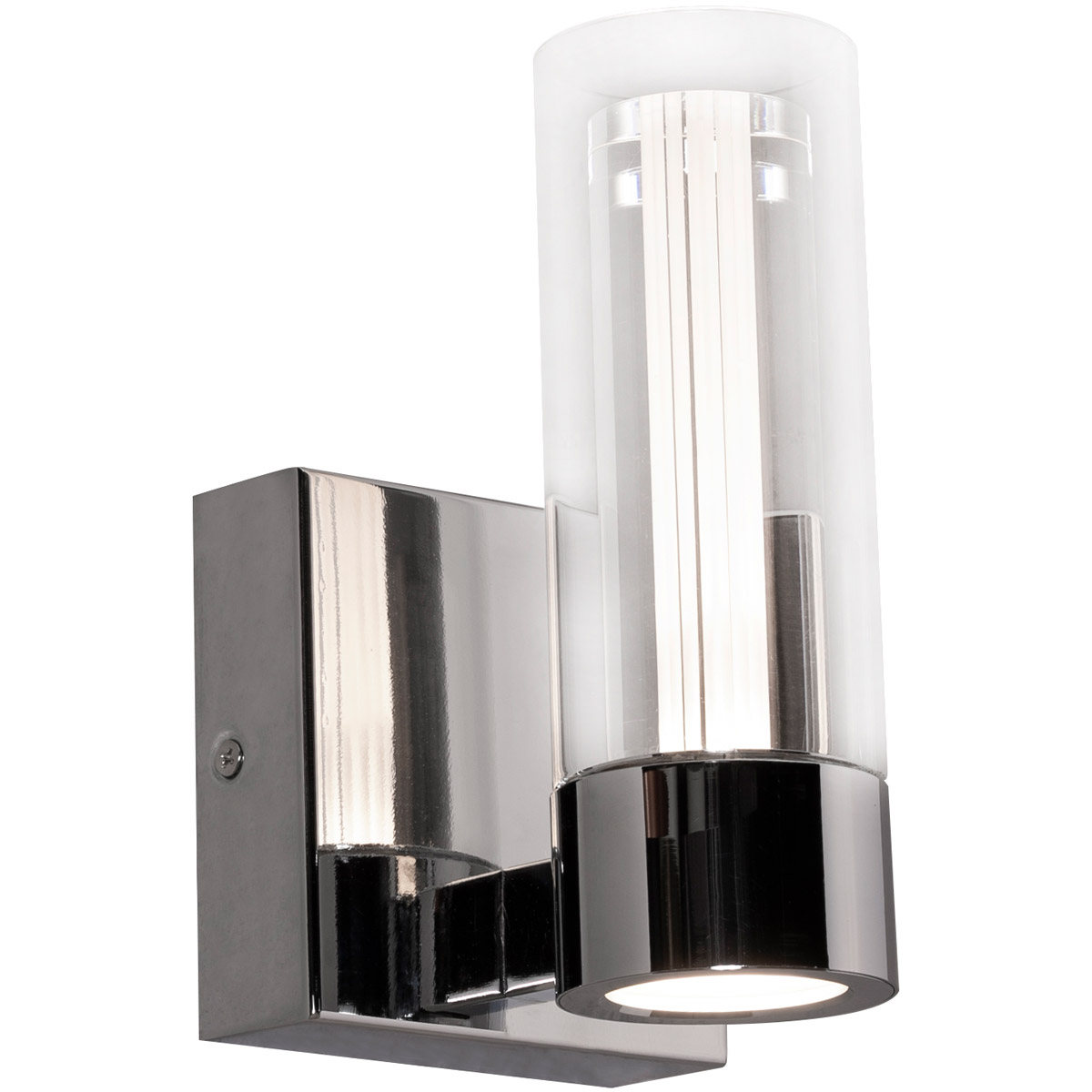 Delphia LED 4.33 inch Polished Chrome Sconce Wall Light