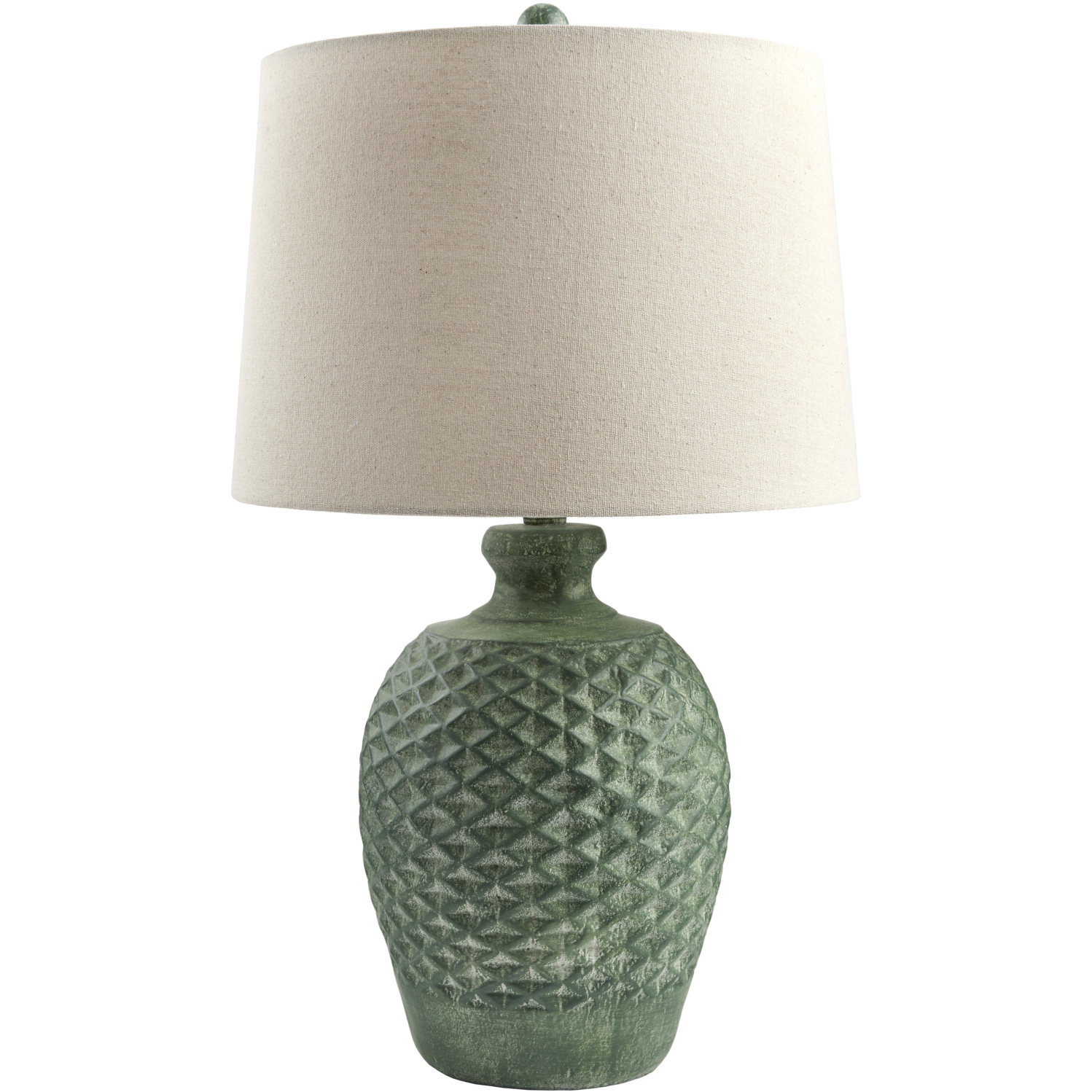 Yosemite 26 inch 150 watt Green Accent Table Lamp Portable Light