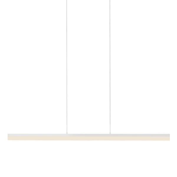 Stiletto LED 44.25 inch Satin White Pendant Ceiling Light in Standard Suspension