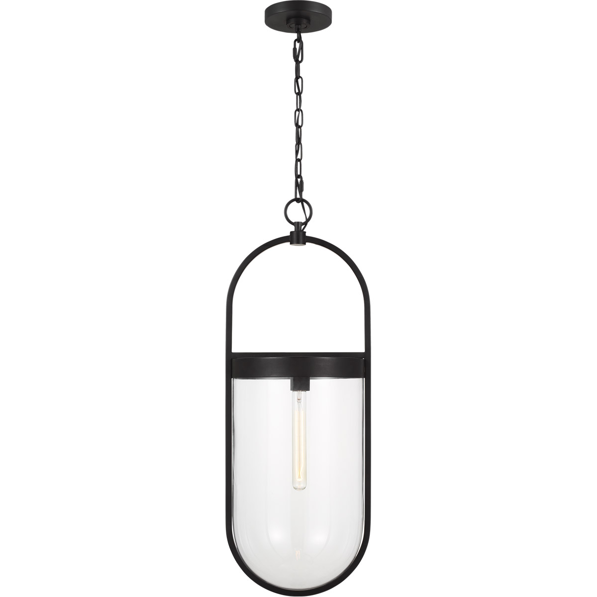 C&M by Chapman & Myers Blaine 1 Light 11.5 inch Aged Iron Pendant Ceiling Light