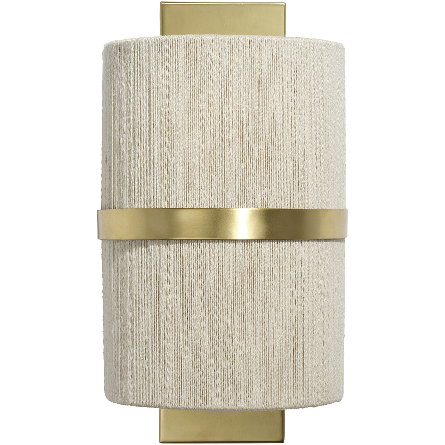 Carousel 1 Light 8.25 inch Brushed Brass Wall Sconce Wall Light, Inline