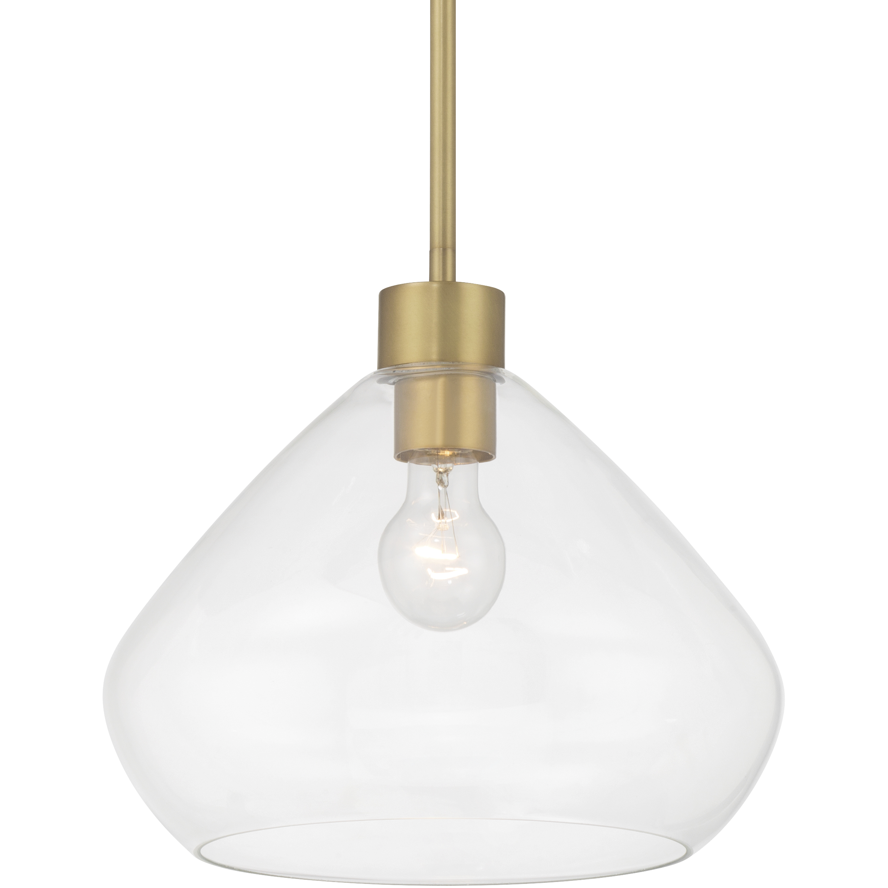 Elaris 1 Light 12.5 inch Legacy Brass Pendant Ceiling Light