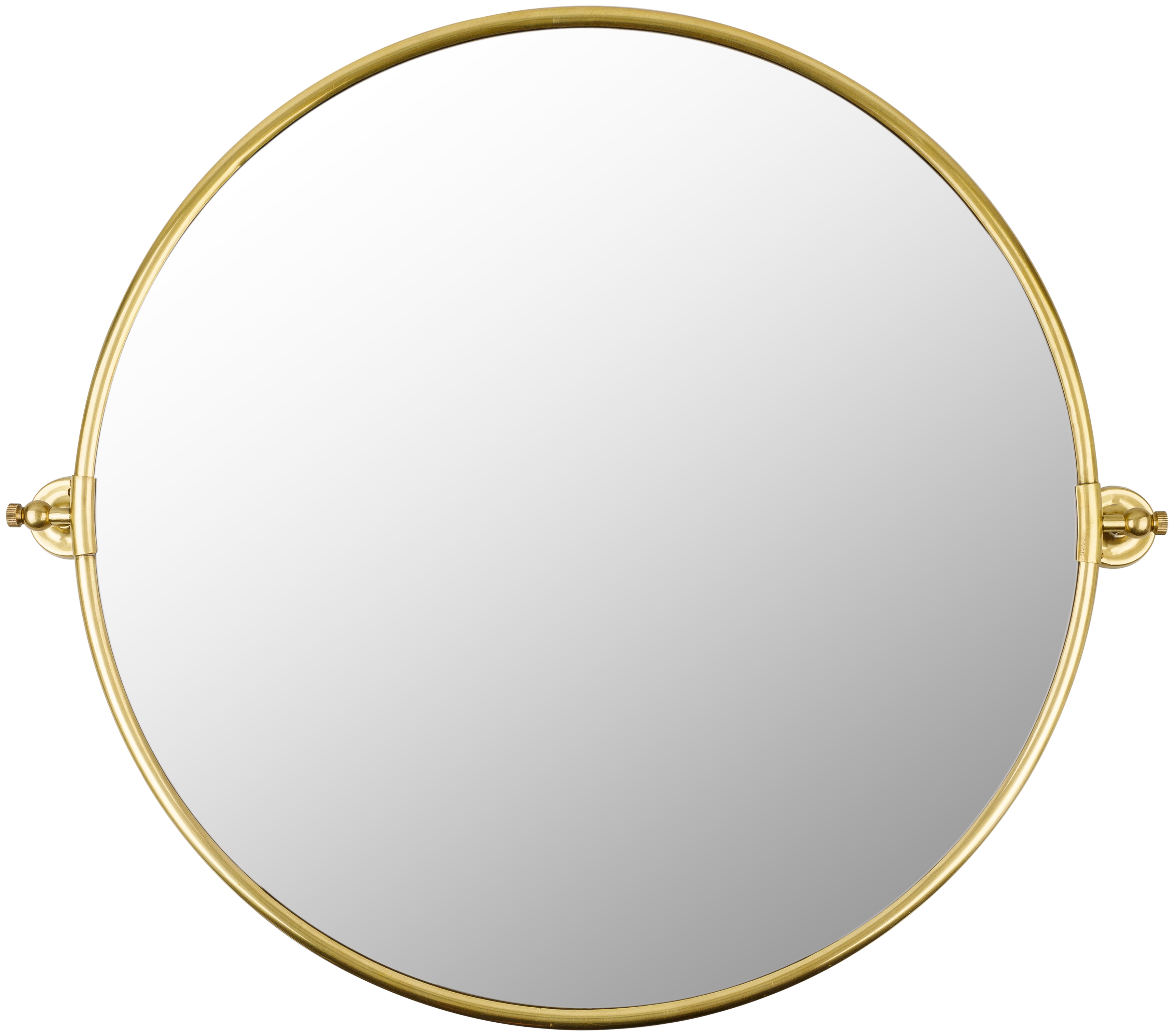 Burnish 35.4 X 31.5 inch Gold Mirror, Round