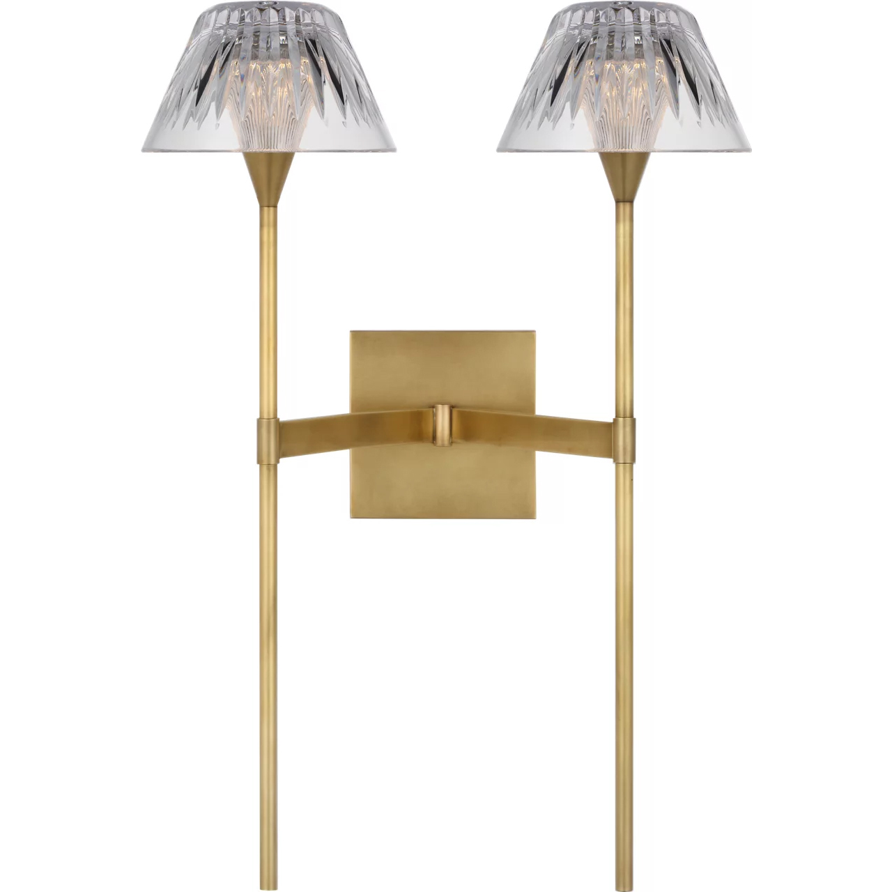 Waterford Blaze LED 13.5 inch Natural Brass Tail Sconce Wall Light