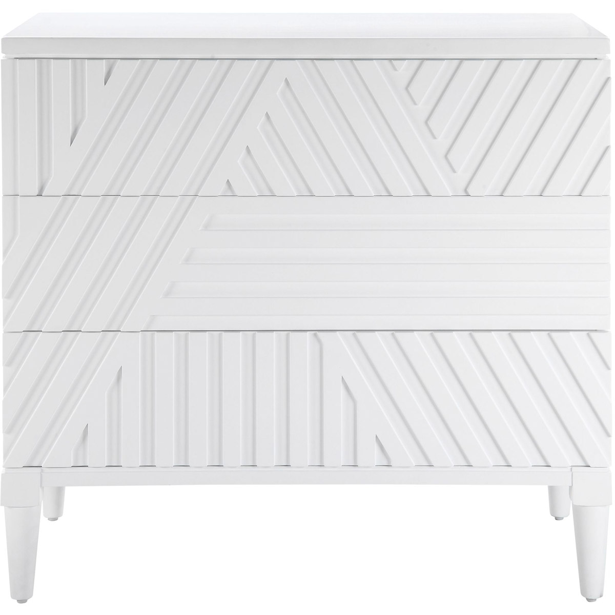 Colby White Drawer Chest