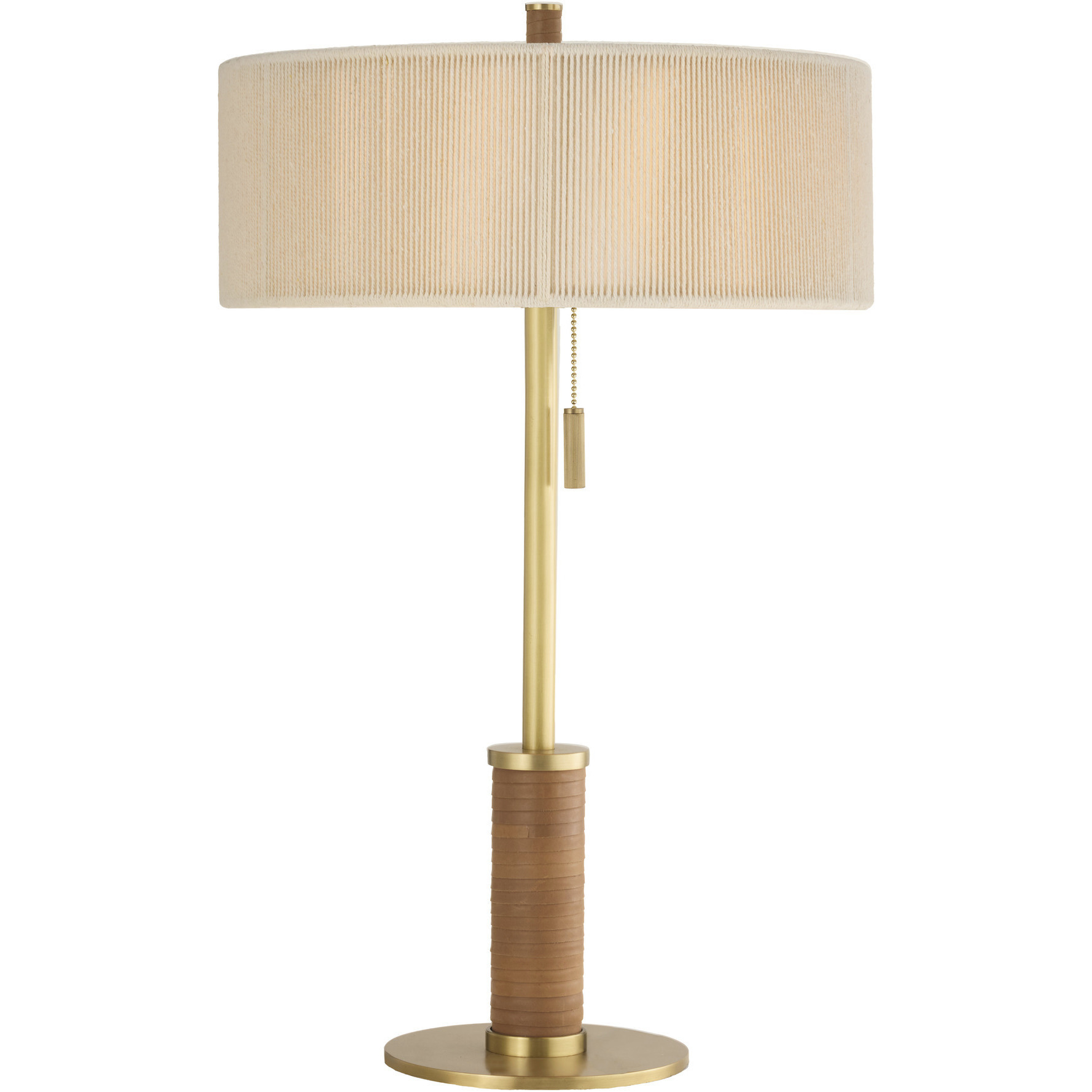 Middlebury 24.5 inch 4 watt Brown and Antique Brass Desk Lamp Portable Light