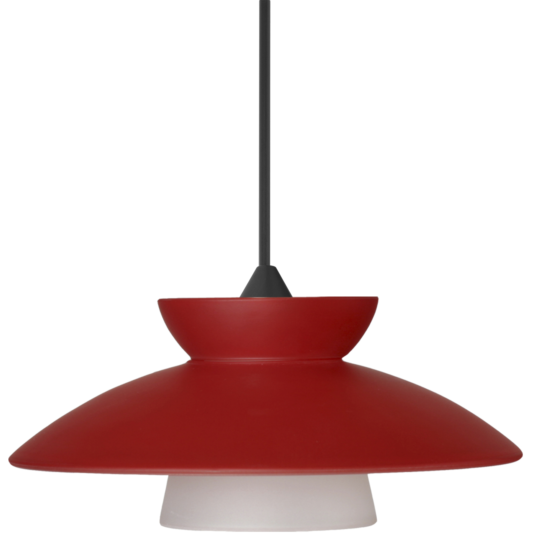 Trilo 7 1 Light Black Cord Pendant Ceiling Light
