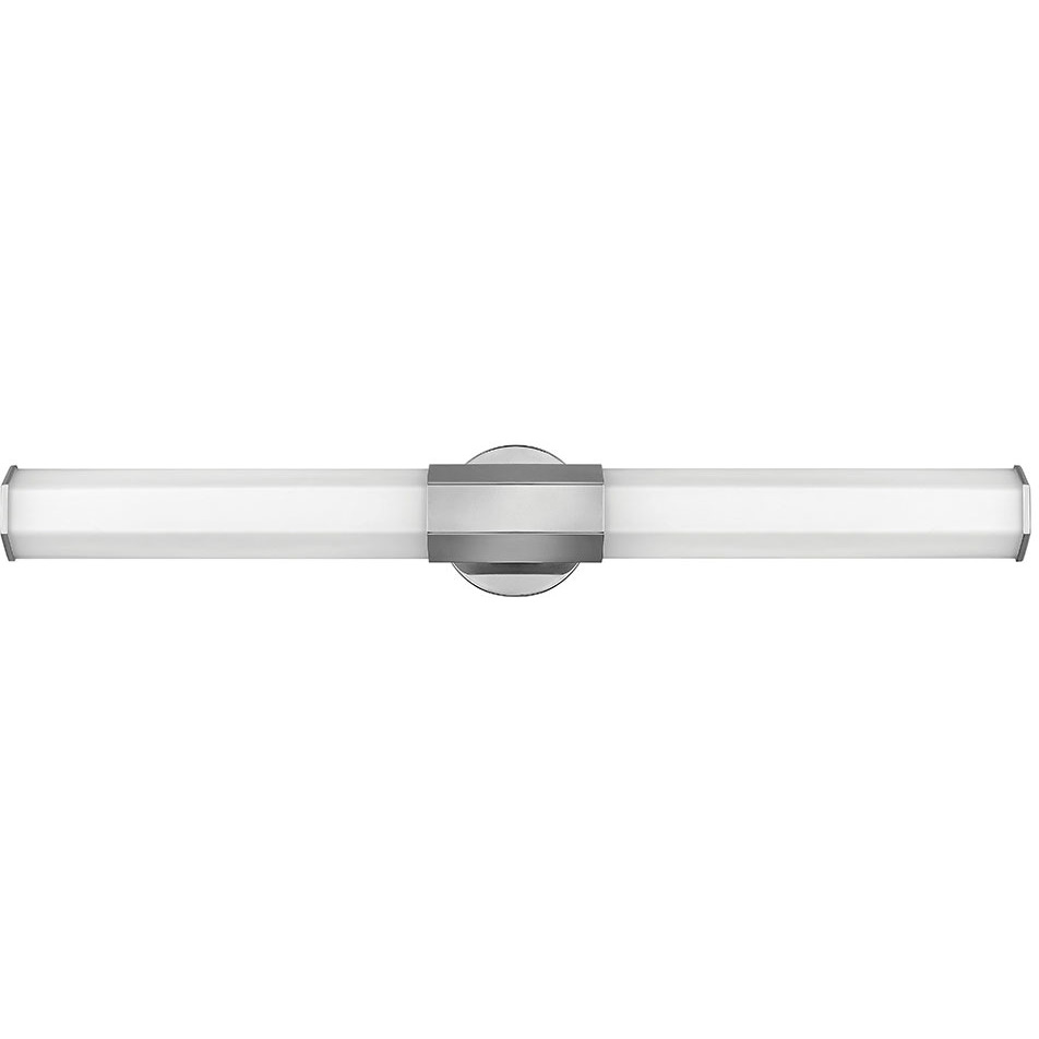 Facet LED 32 inch Polished Nickel Vanity Light Wall Light, Vertical
