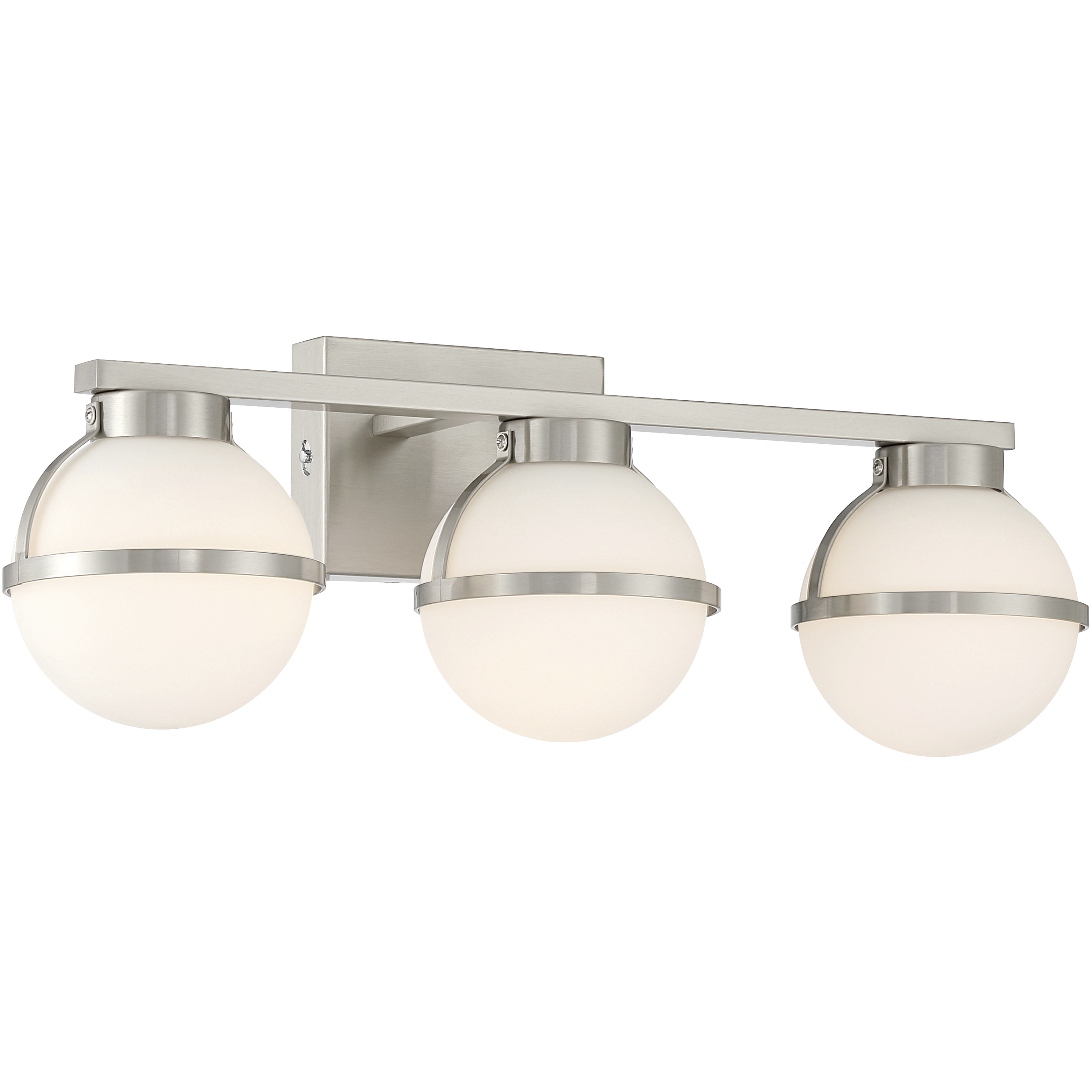 Emma 21.25 inch Brushed Steel Vanity/Bath Bar Wall Light