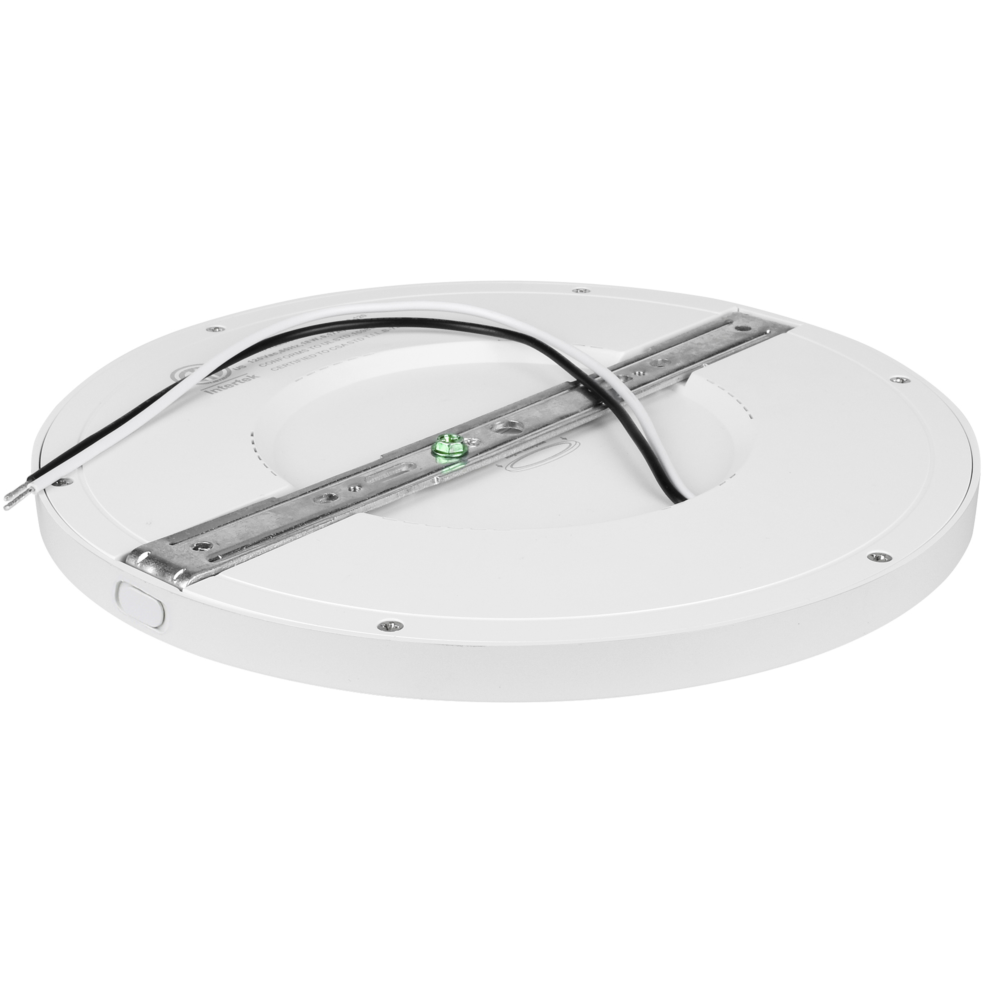 ModPLUS LED 12 inch Chrome Flush Mount Ceiling Light, Round